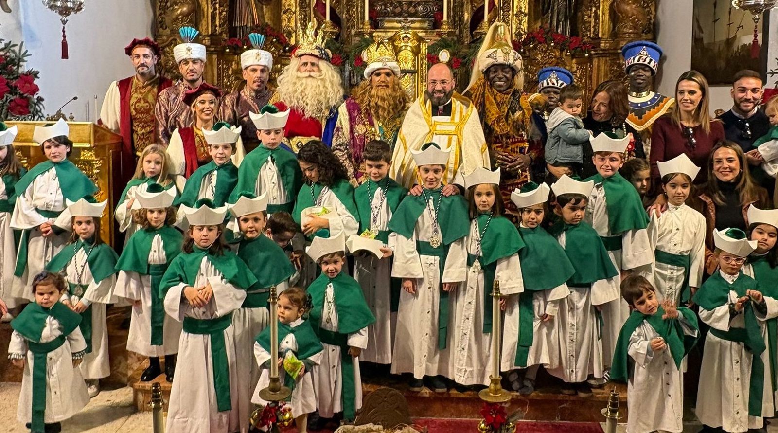 Los Reyes Magos visitan el Santuario de África