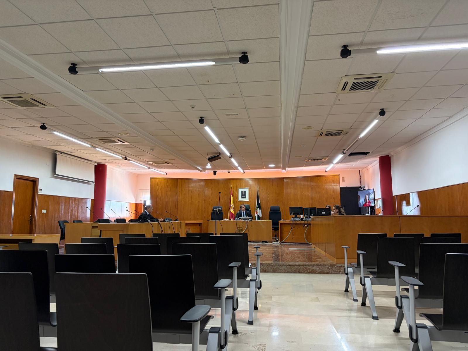 Imagen de la audiencia preliminar que ha tenido lugar este jueves.