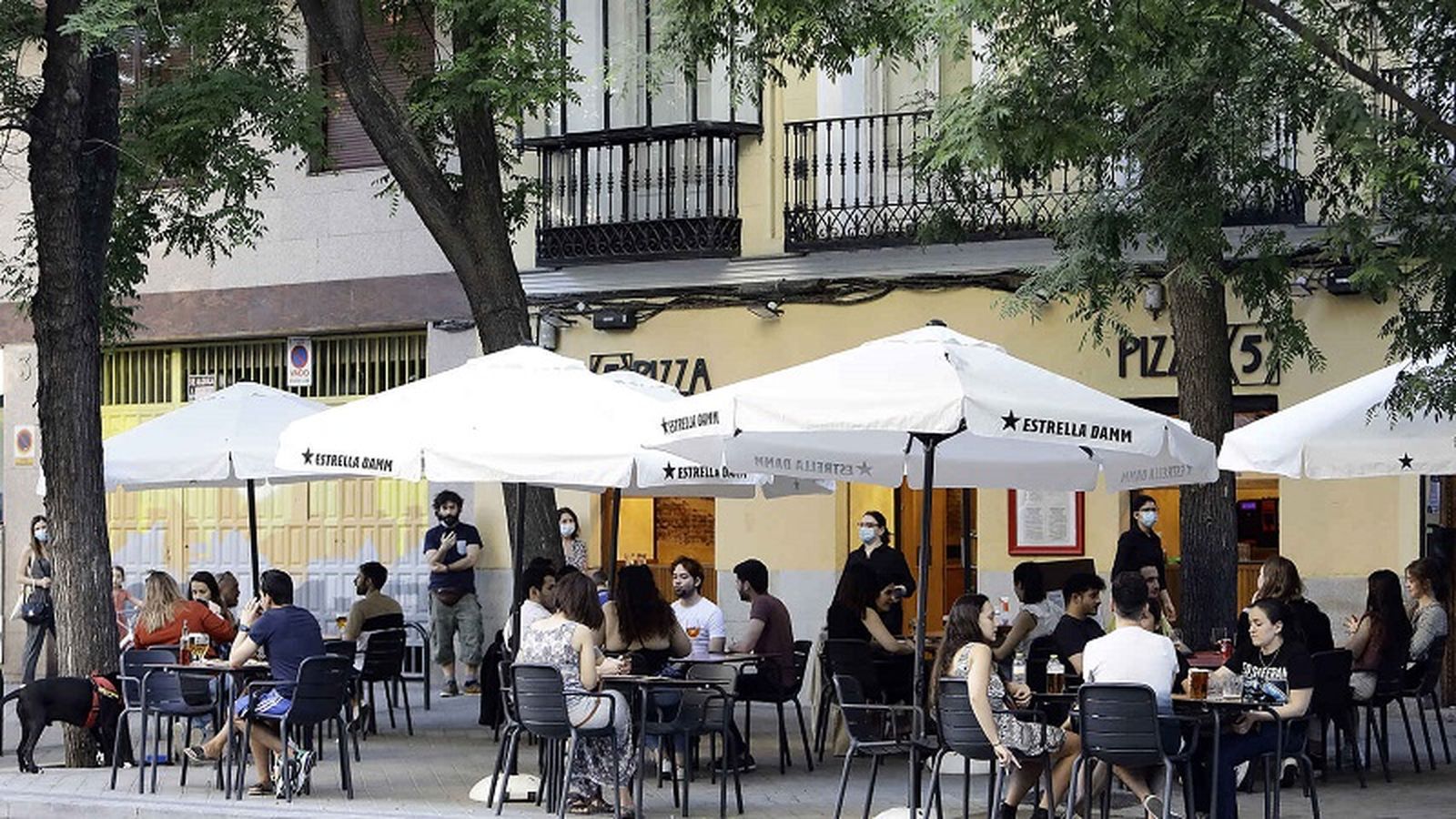 La terraza de un restaurante.
