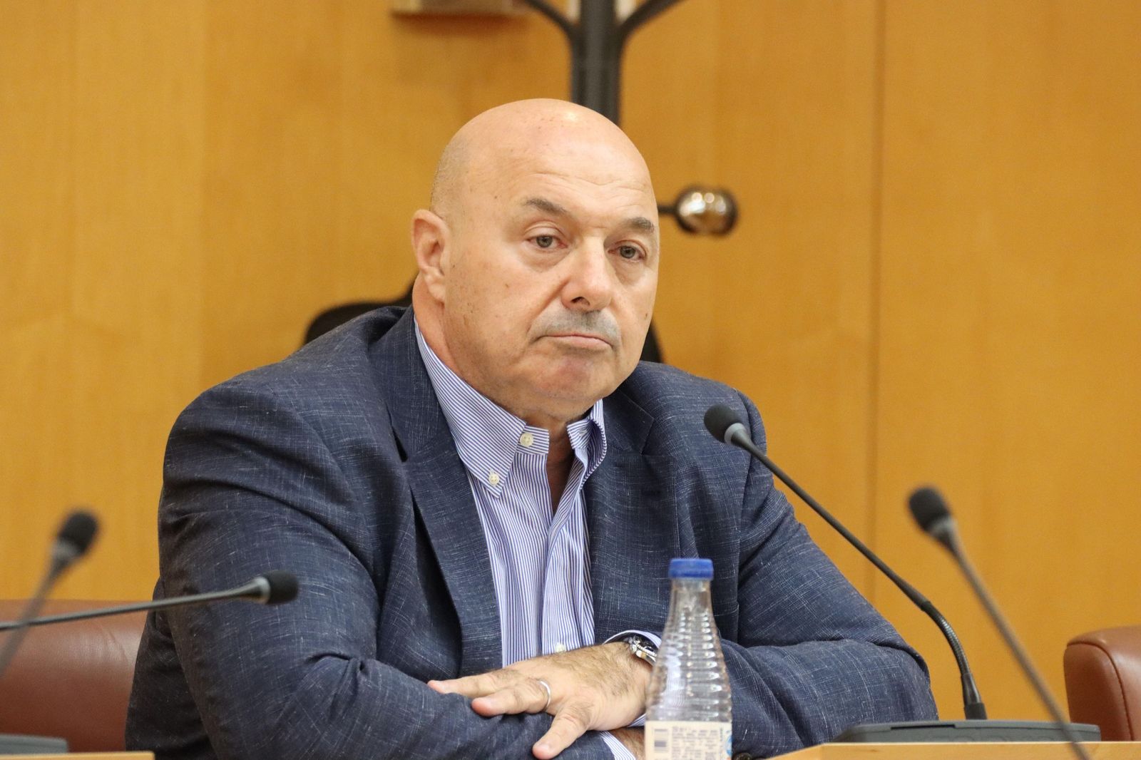 El consejero de Deportes, Nicola Cecchi, en la sesión de control al Gobierno El consejero de Deportes, Nicola Cecchi, en la sesión de control al Gobierno