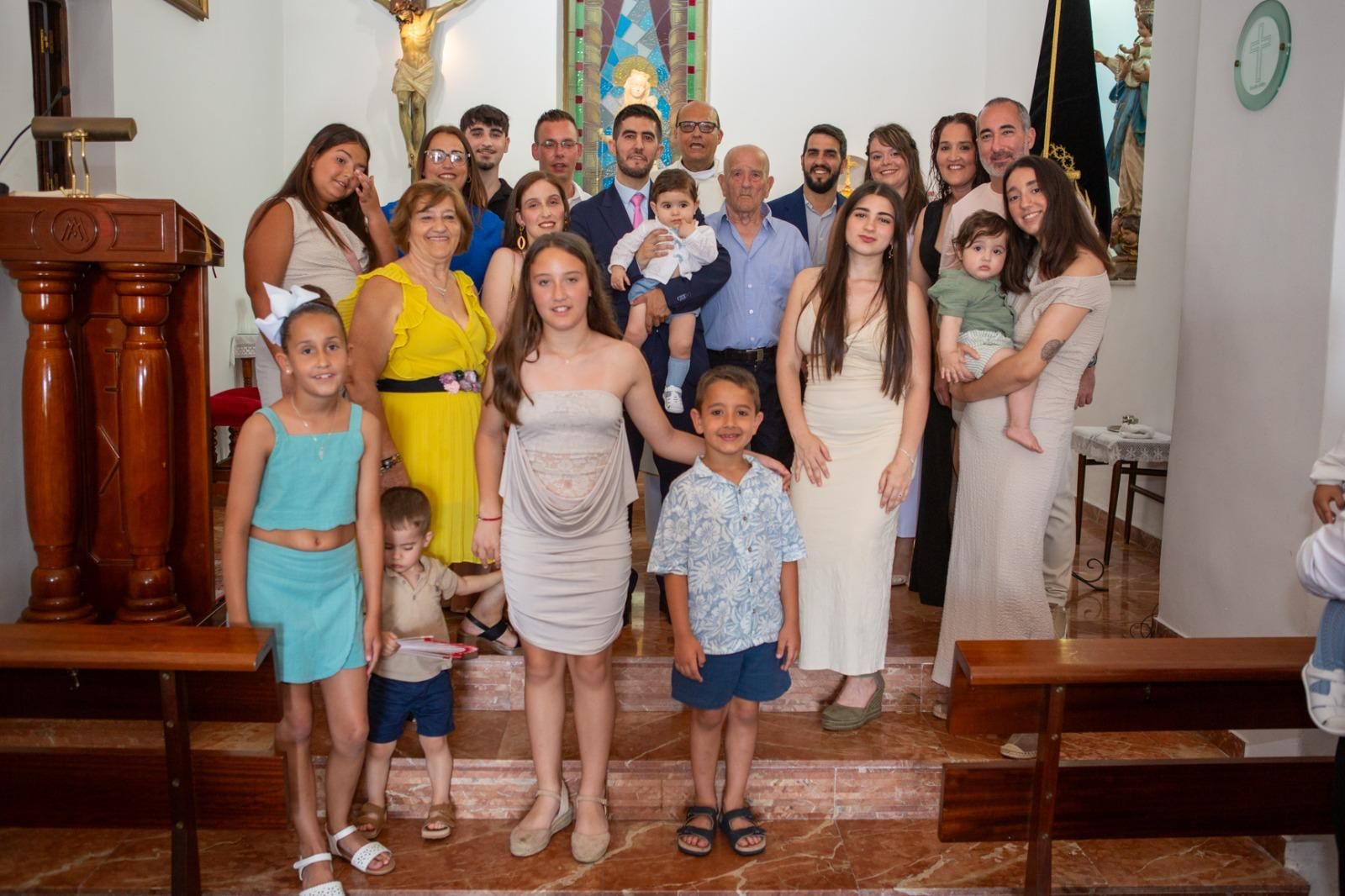 Bautizo de Julen y Gael en la Iglesia de Nuestra  Señora del  Valle