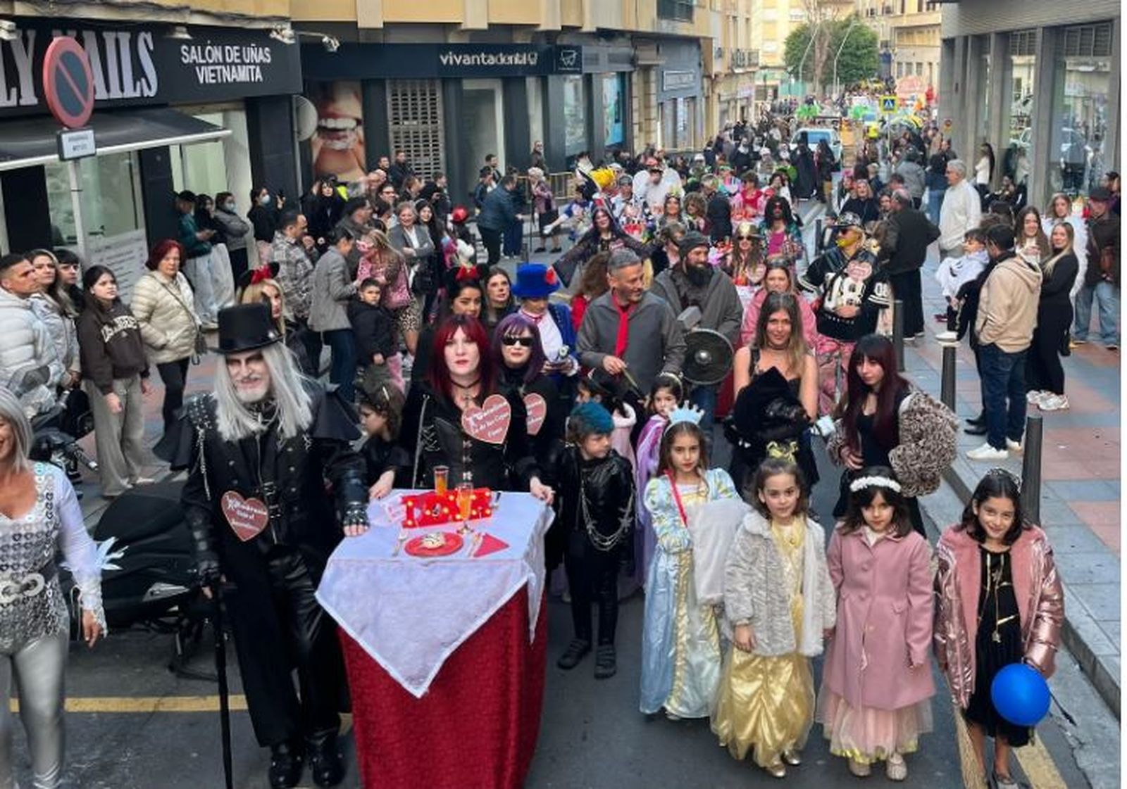 Un detalle de la cabalgata de este año