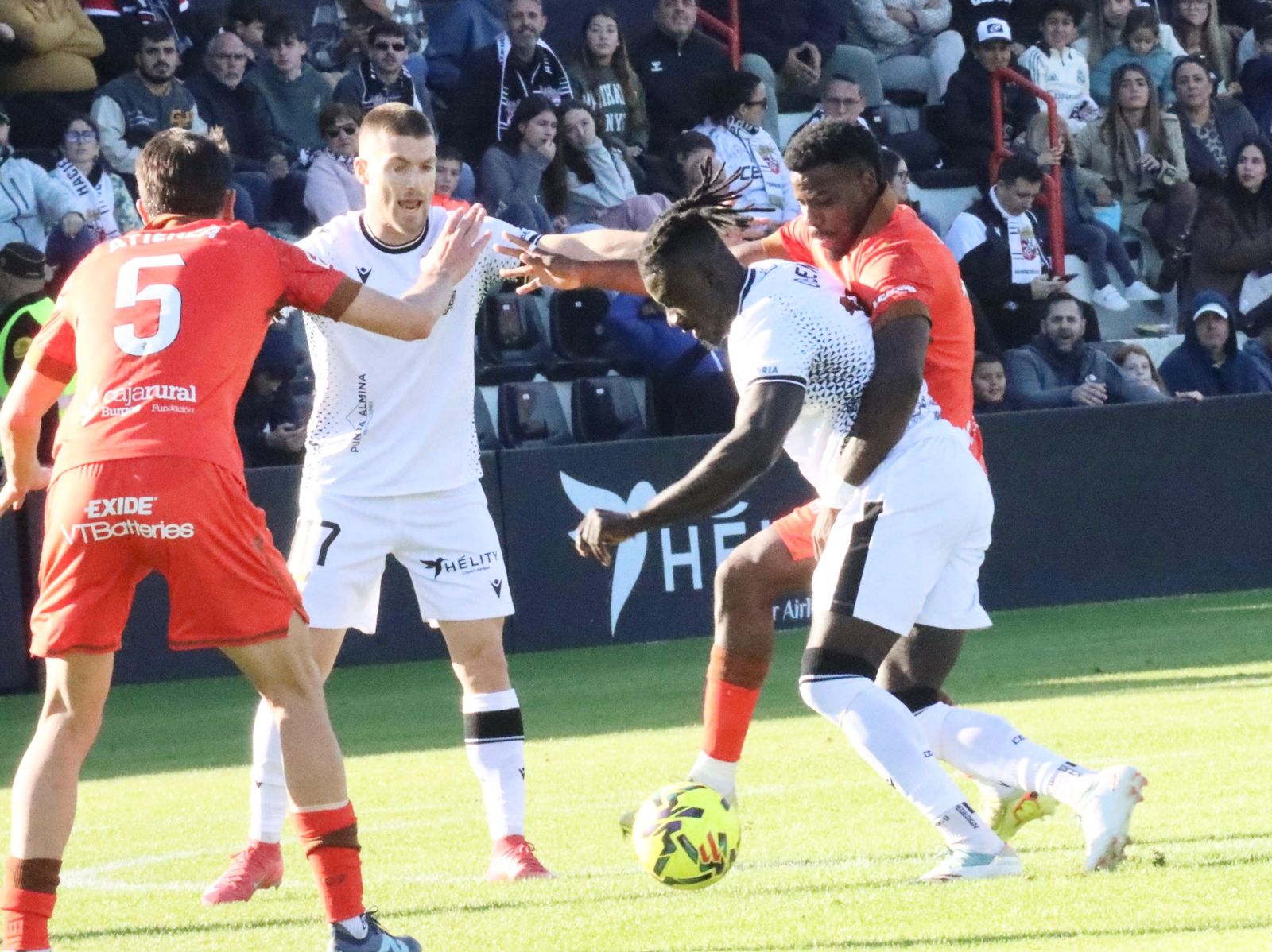 La AD Ceuta frente al Burgos