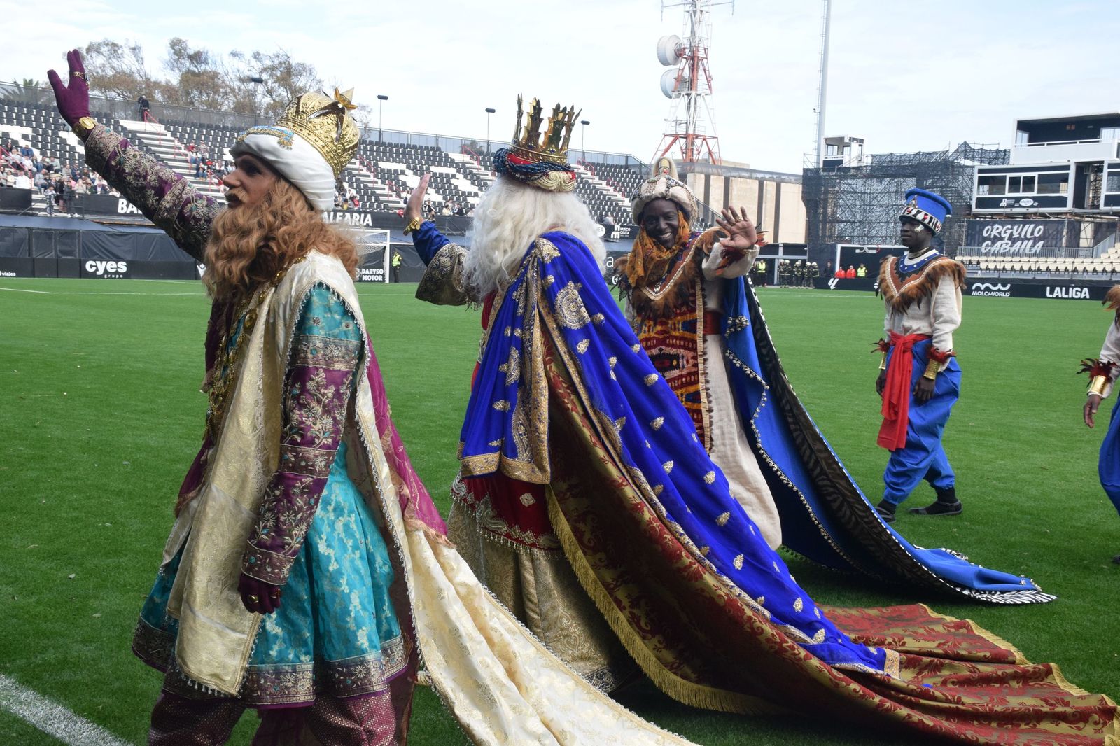Así se vivió en el Murube la esperada llegada de los Reyes Magos