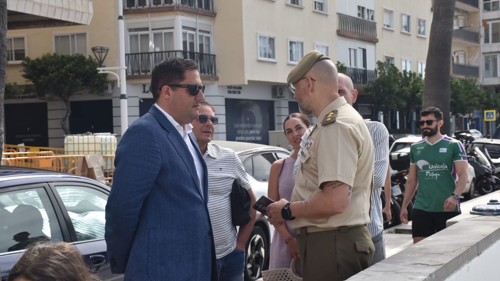 El presidente accidental, Alejandro Ramírez, estuvo en primera línea de La Ribera para seguir atentamente a la BRIPAC