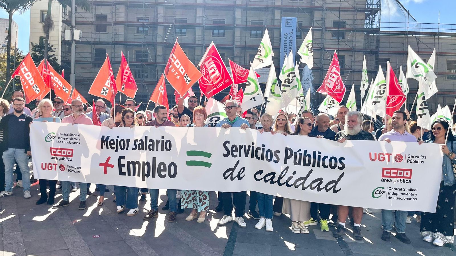 Un momento de la concentración Un momento de la concentración