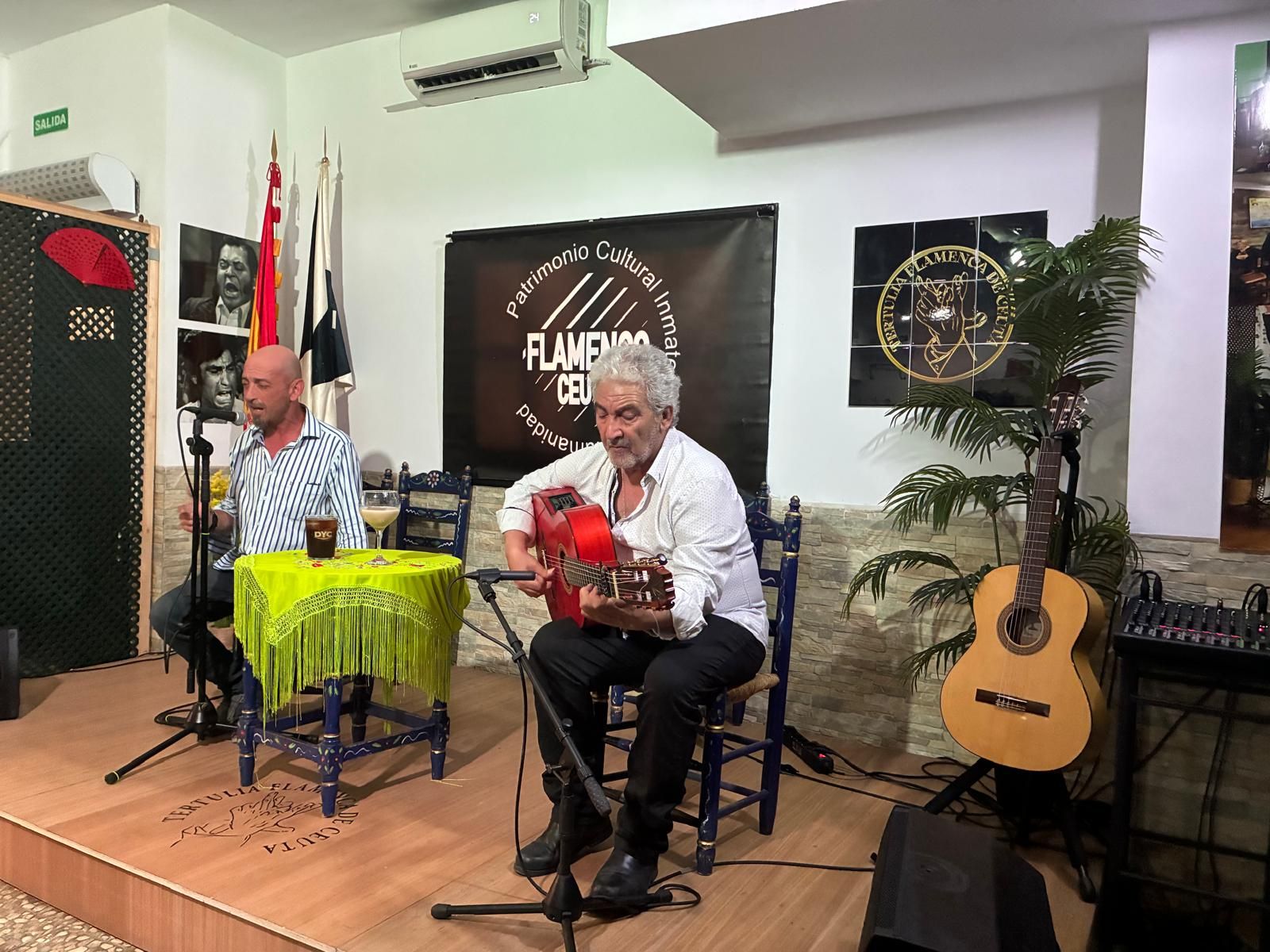 Jesús ‘el Sevillano’ ofreció ayer en la Tertulia un magnífico recital flamenco