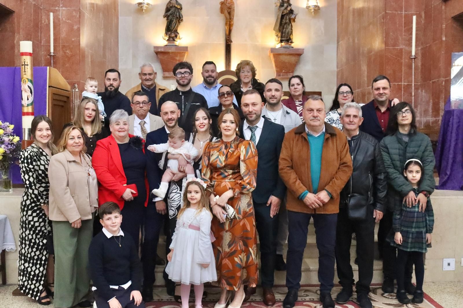 Tiago recibe el Sacramento del Bautismo en Santa Teresa