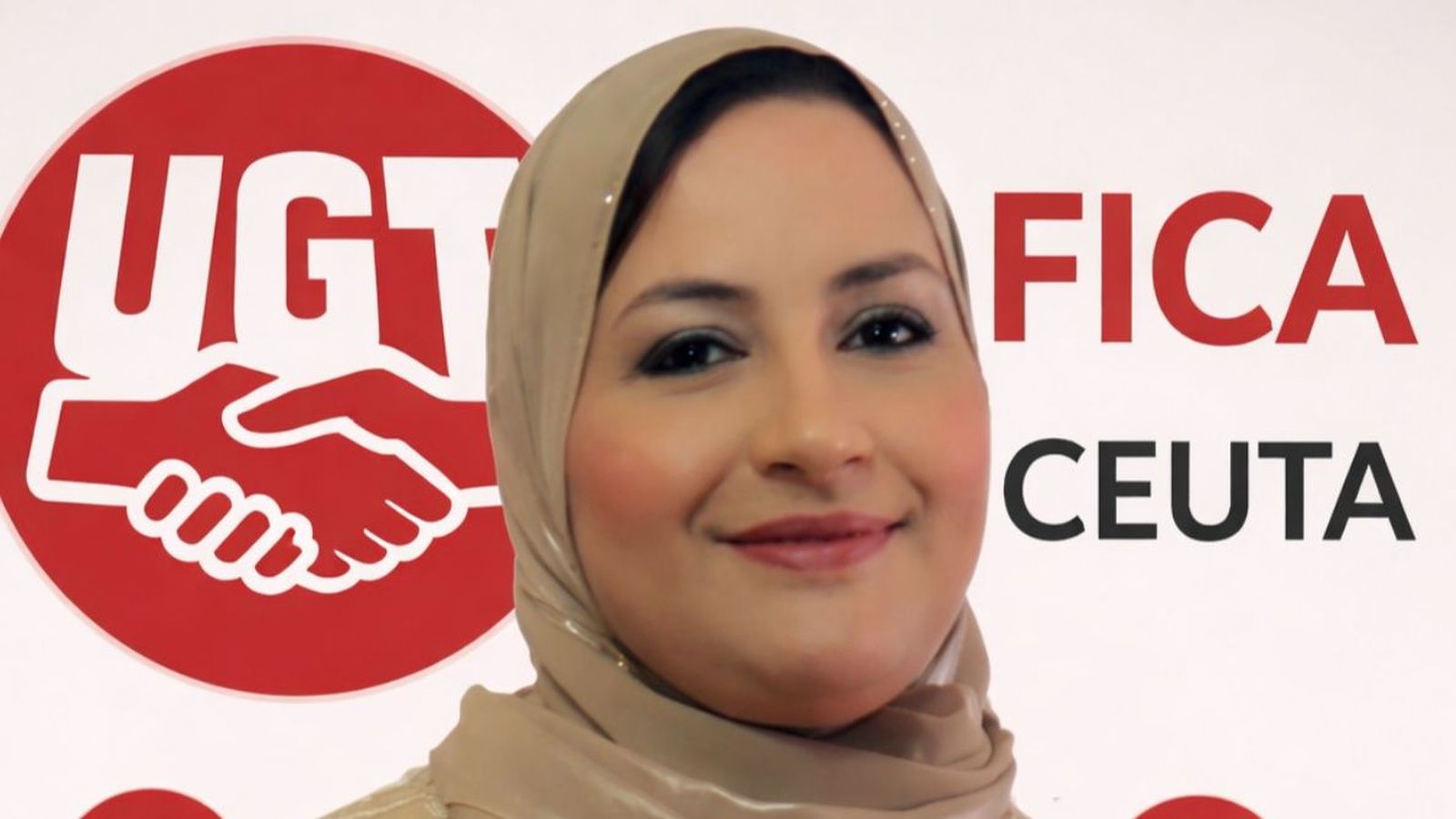 Icram Mohamed en una fotografía oficial del sindicato UGT FICA Ceuta