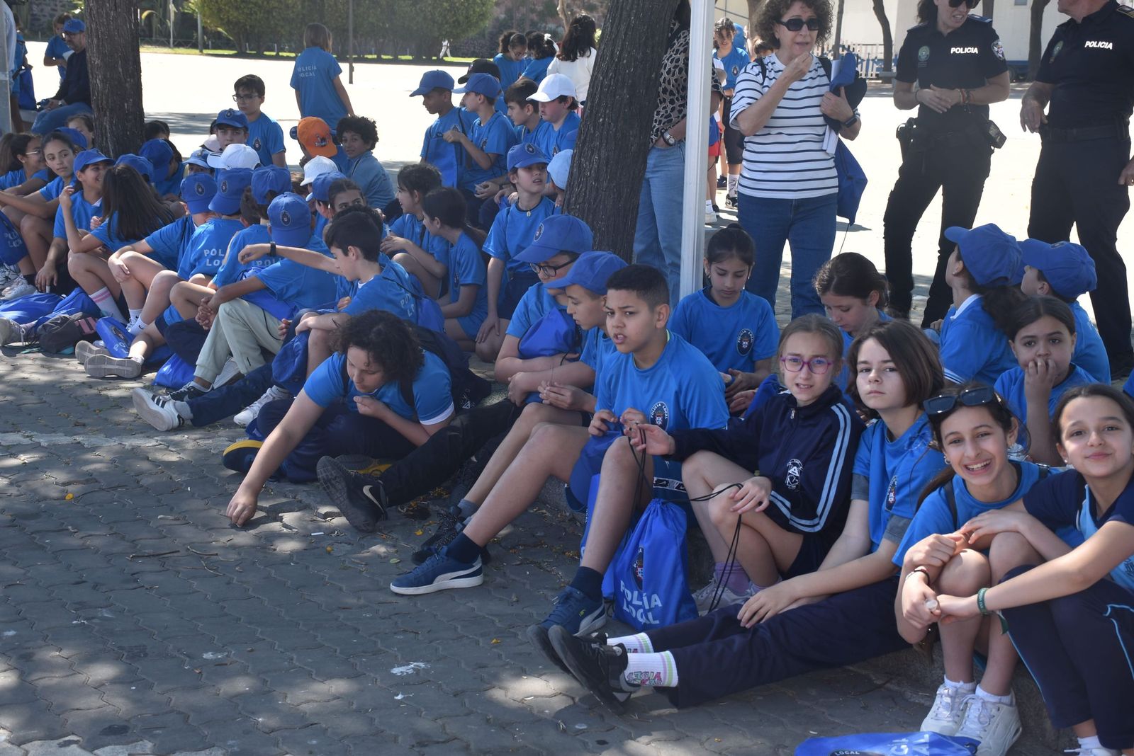 La Policía Local deslumbra a los pequeños de varios centros escolares