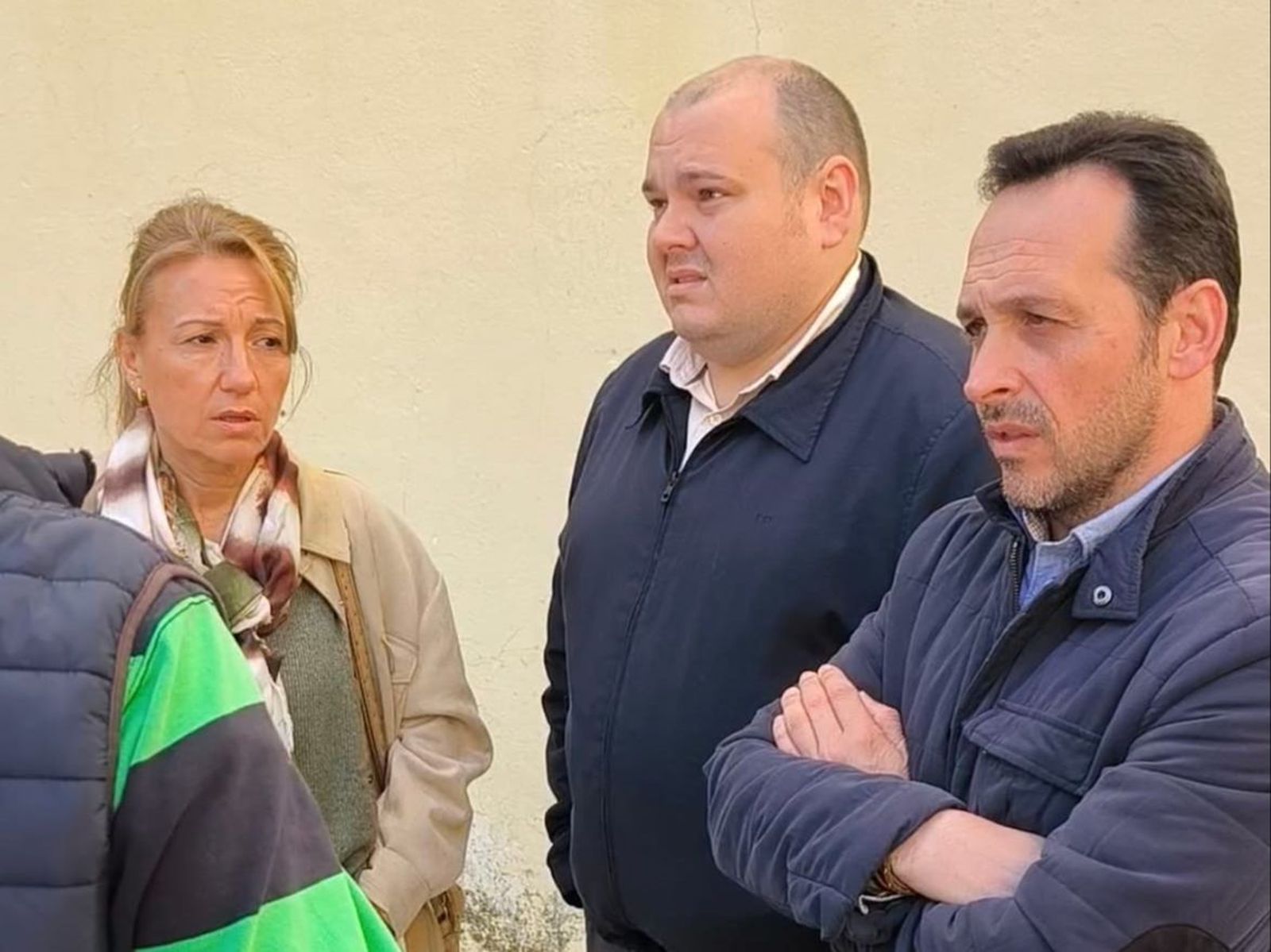 Visita de Vox a la barriada de Zurrón.