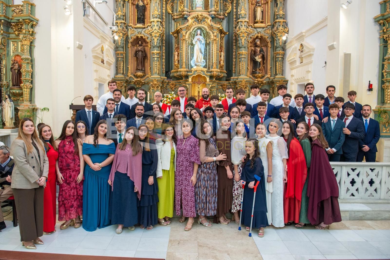 Confirmaciones en la Iglesia de San Francisco