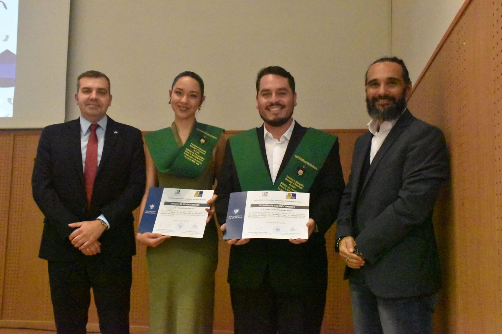 Graduación en el Campus de los posgrados de la Universidad de Granada en Ceuta