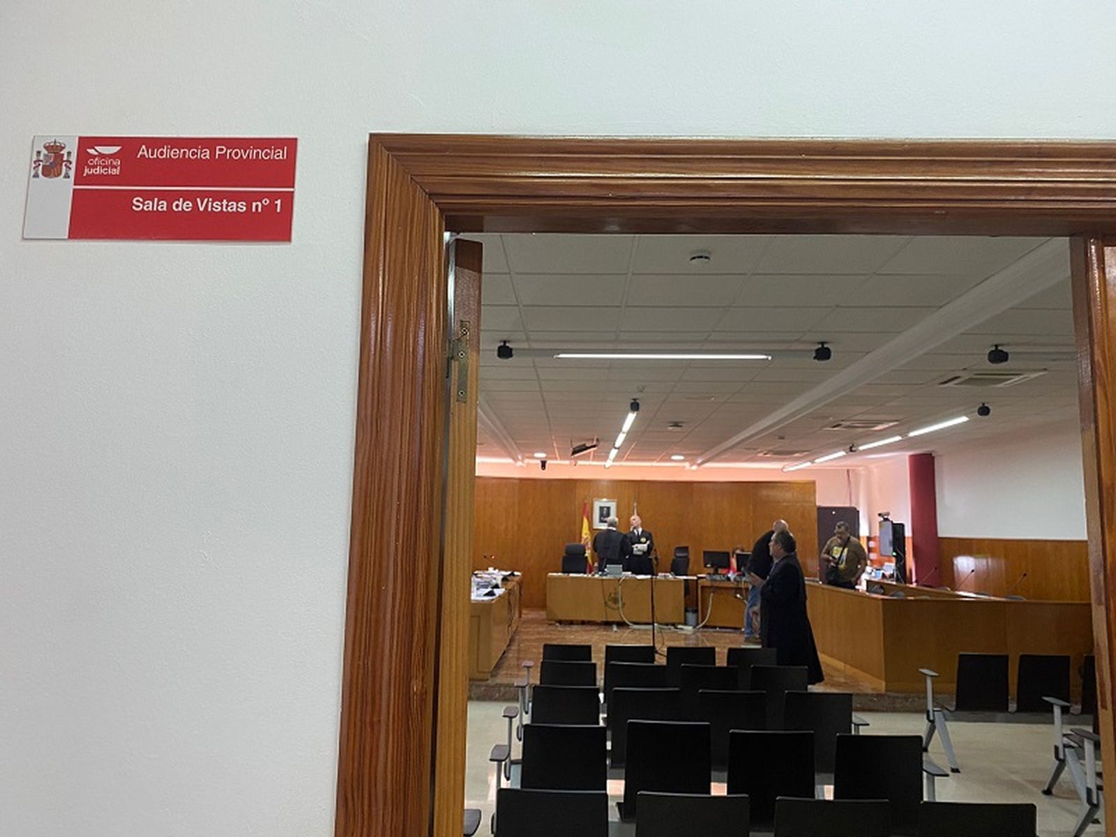 Imagen de archivo de la sala de vistas de la Audiencia Provincial. / FOTO S.C.