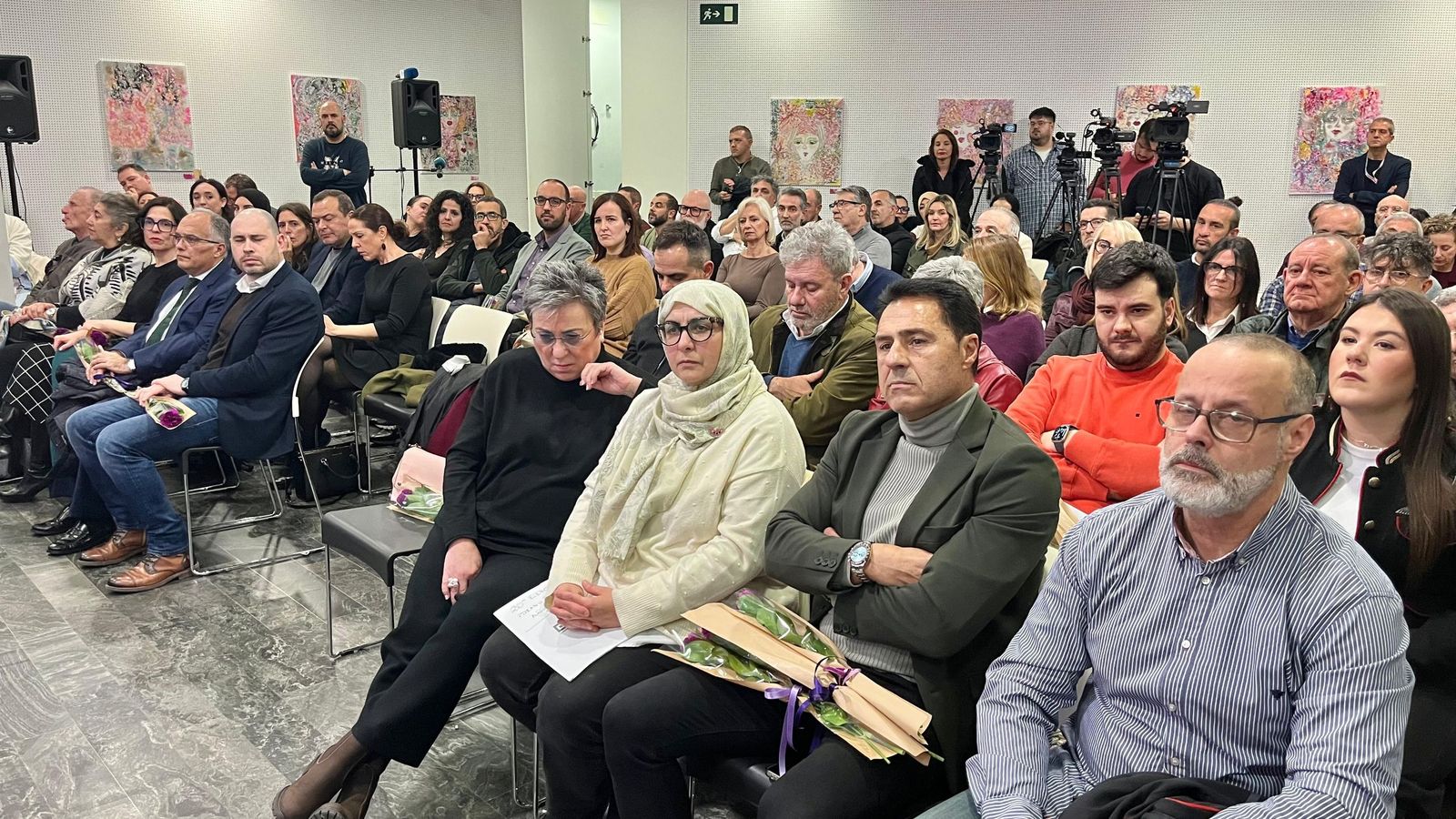 Vista general del salón de actos de la Biblioteca