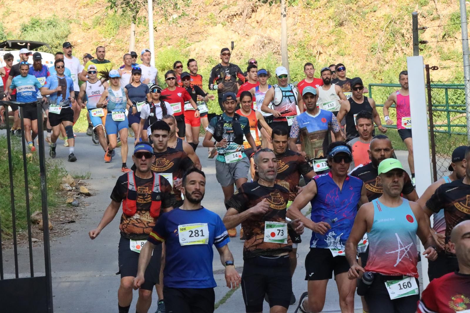 Salida del Trail Los Fuertes