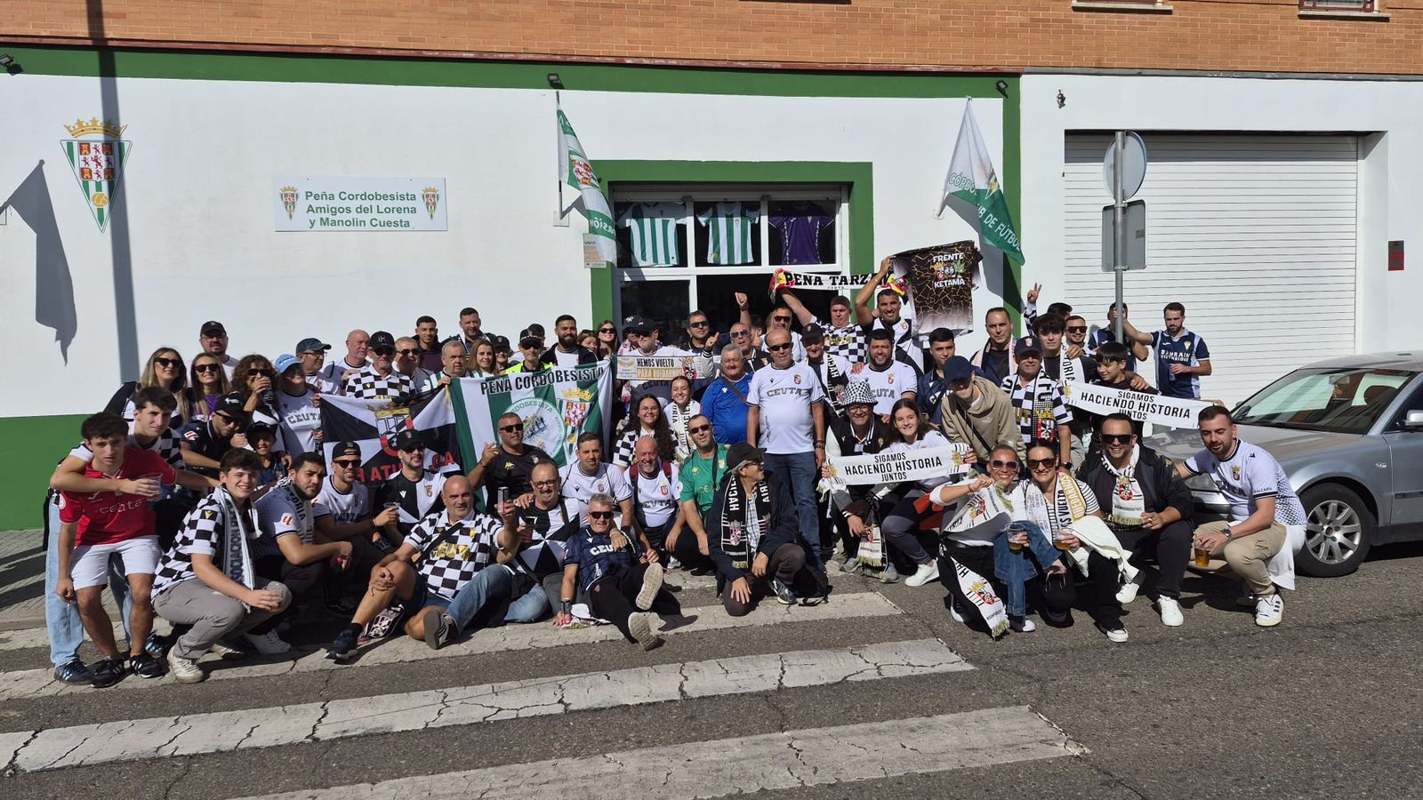 La afición ceutí en Córdoba La afición ceutí en Córdoba