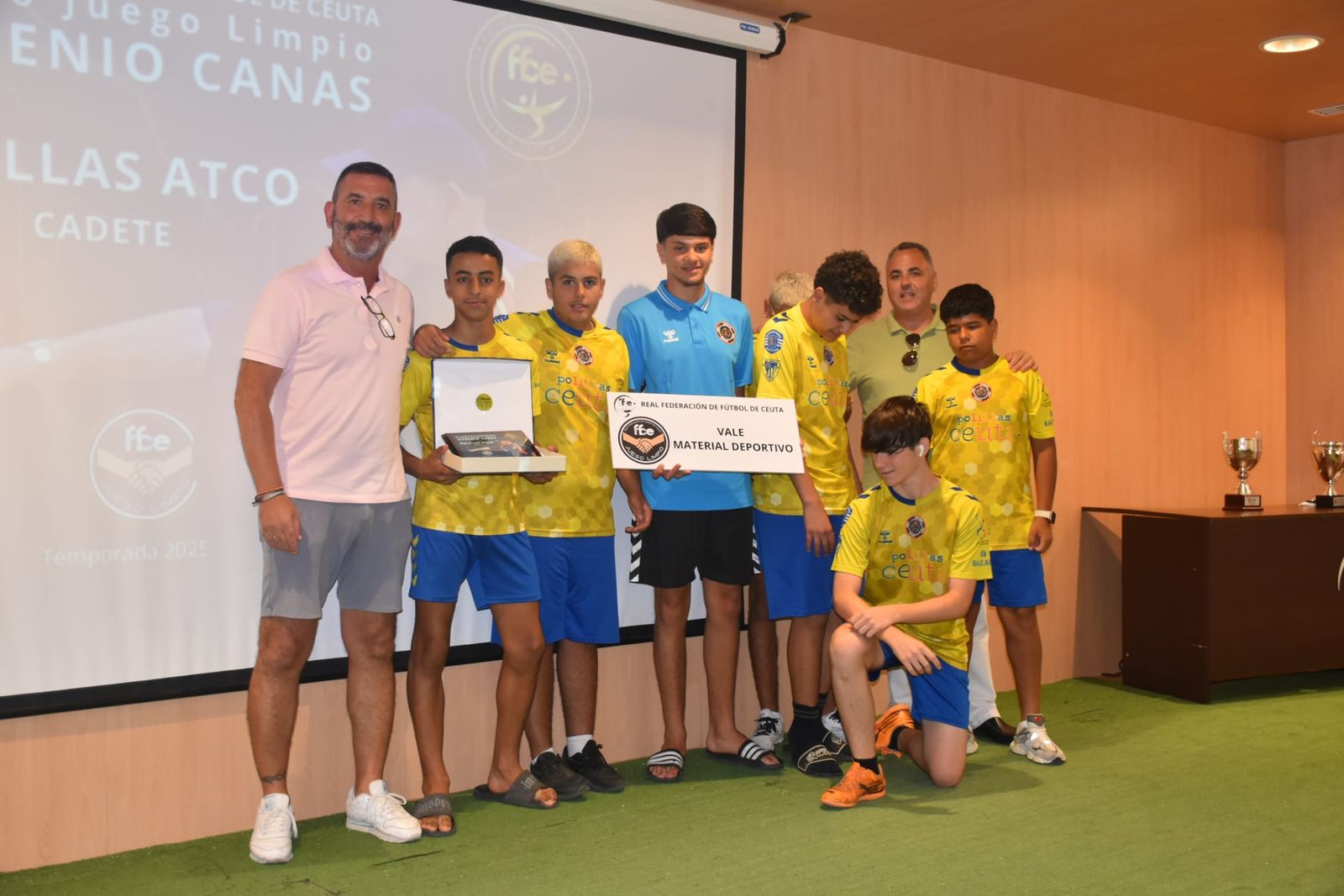 La Federación pone rostro a los valores que hacen grande al fútbol ceutí