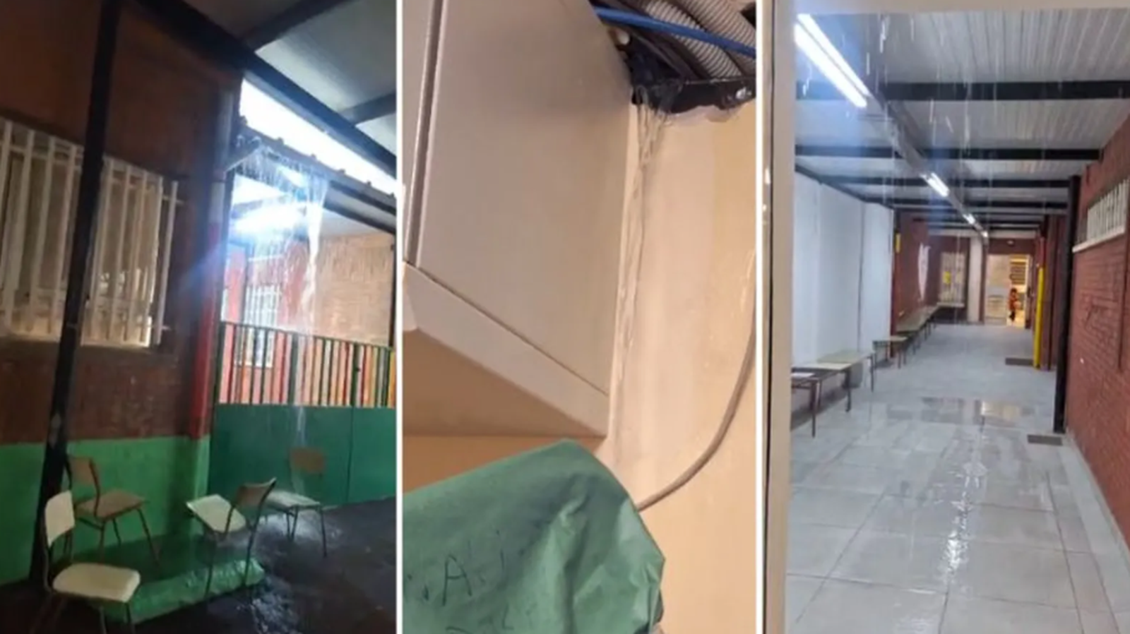 CEIP Juan Morejón inundado.