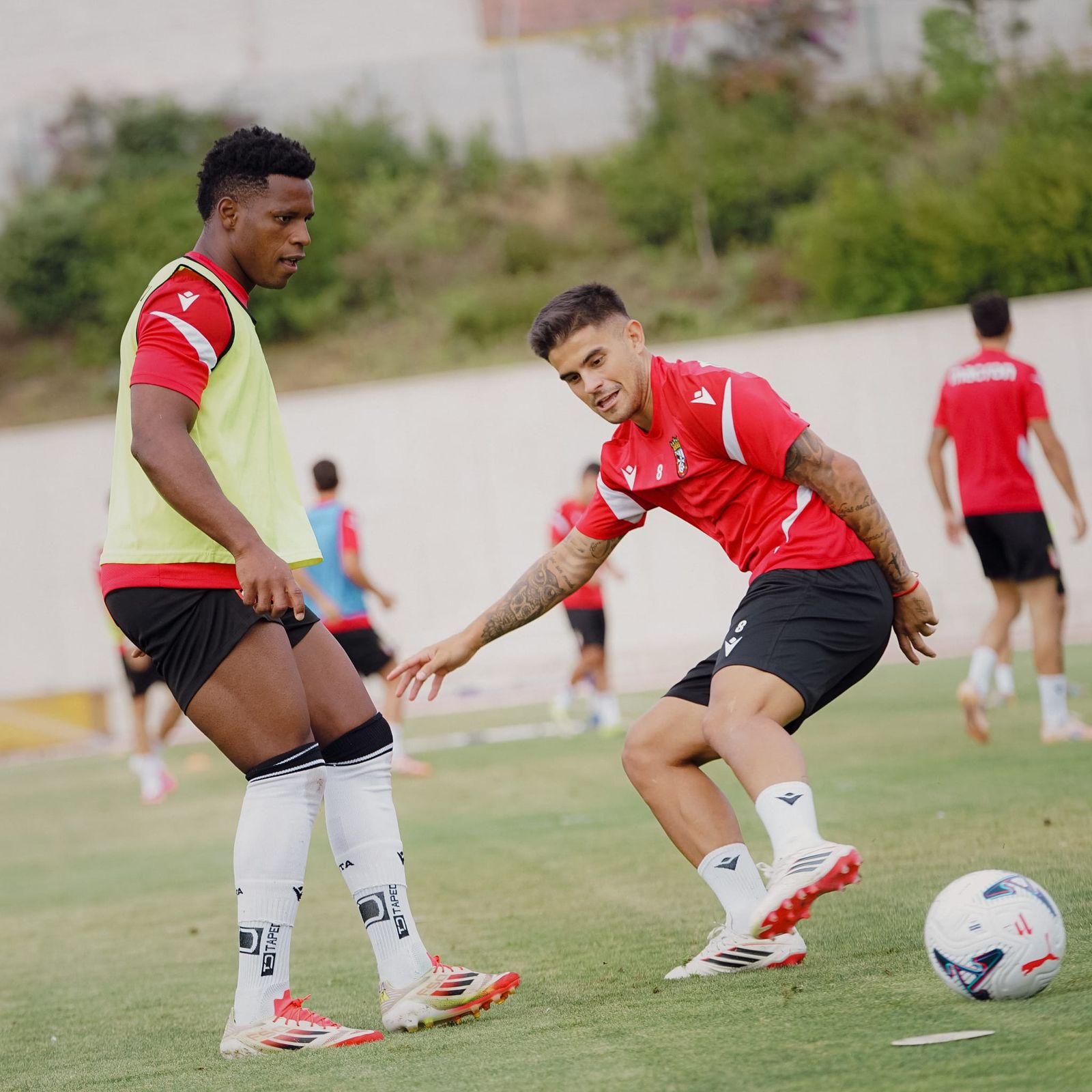 Entrenamiento de la AD Ceuta