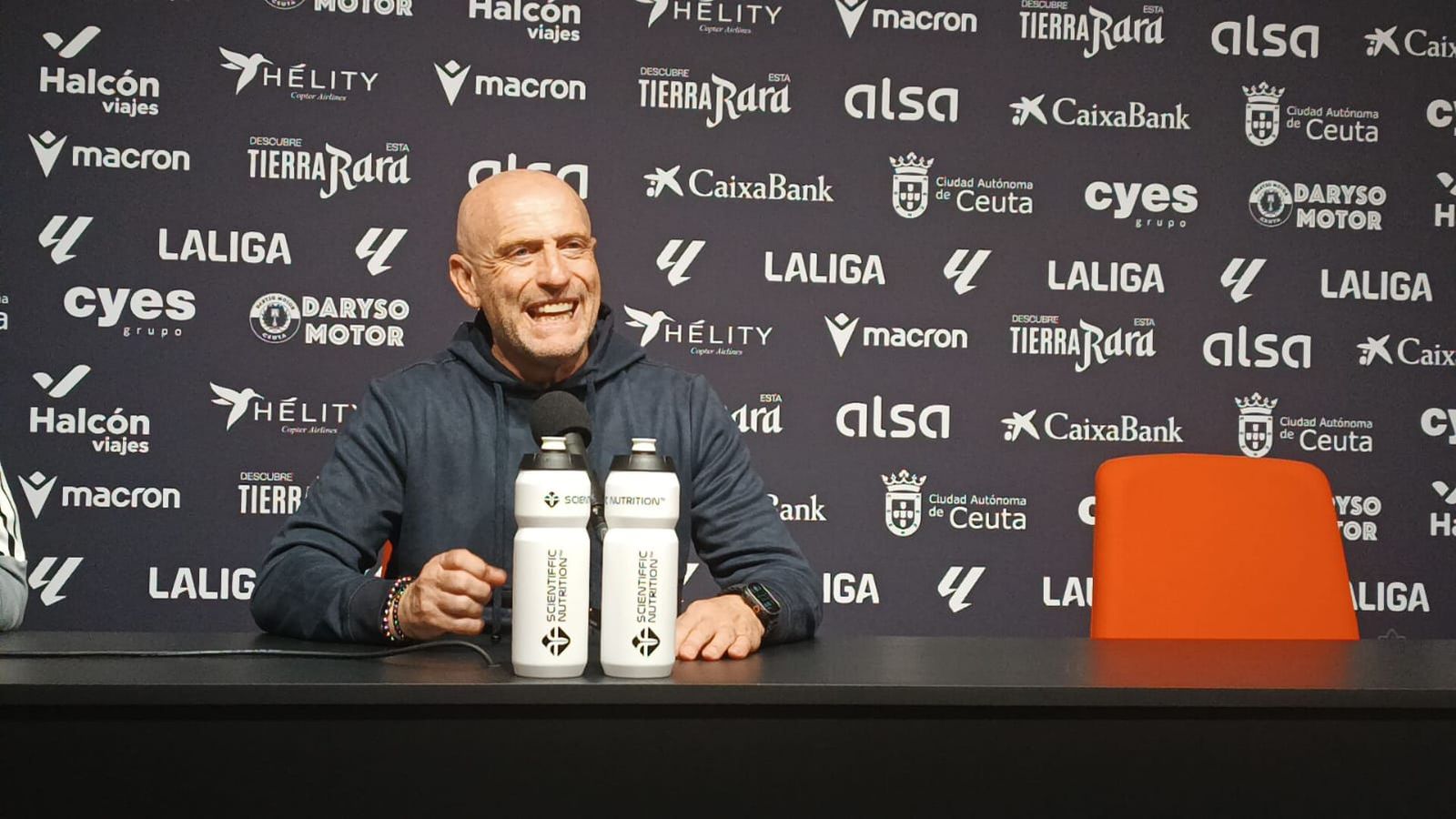 Julián Calero, en rueda de prensa