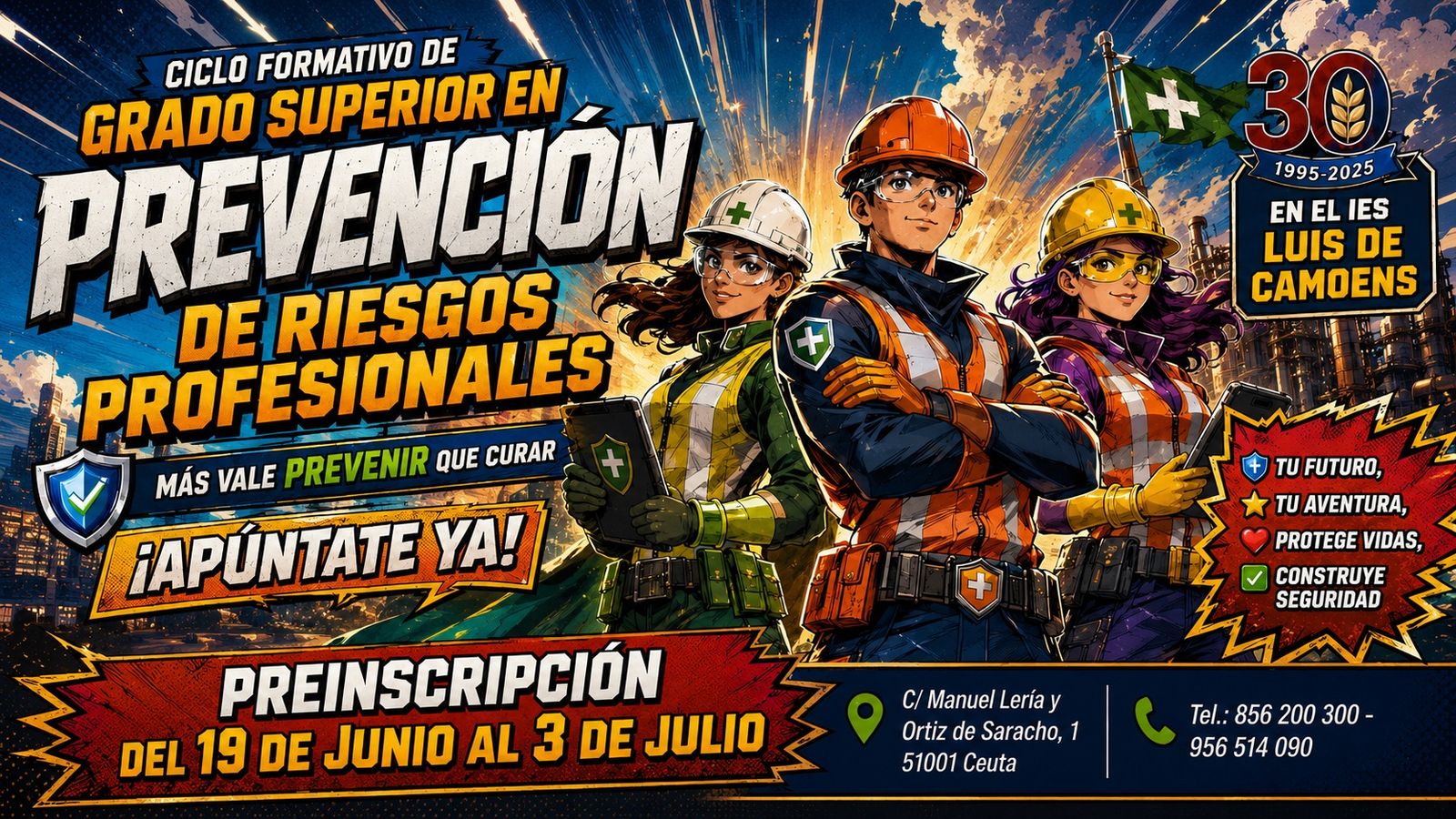 Cartel de promoción del ciclo formativo