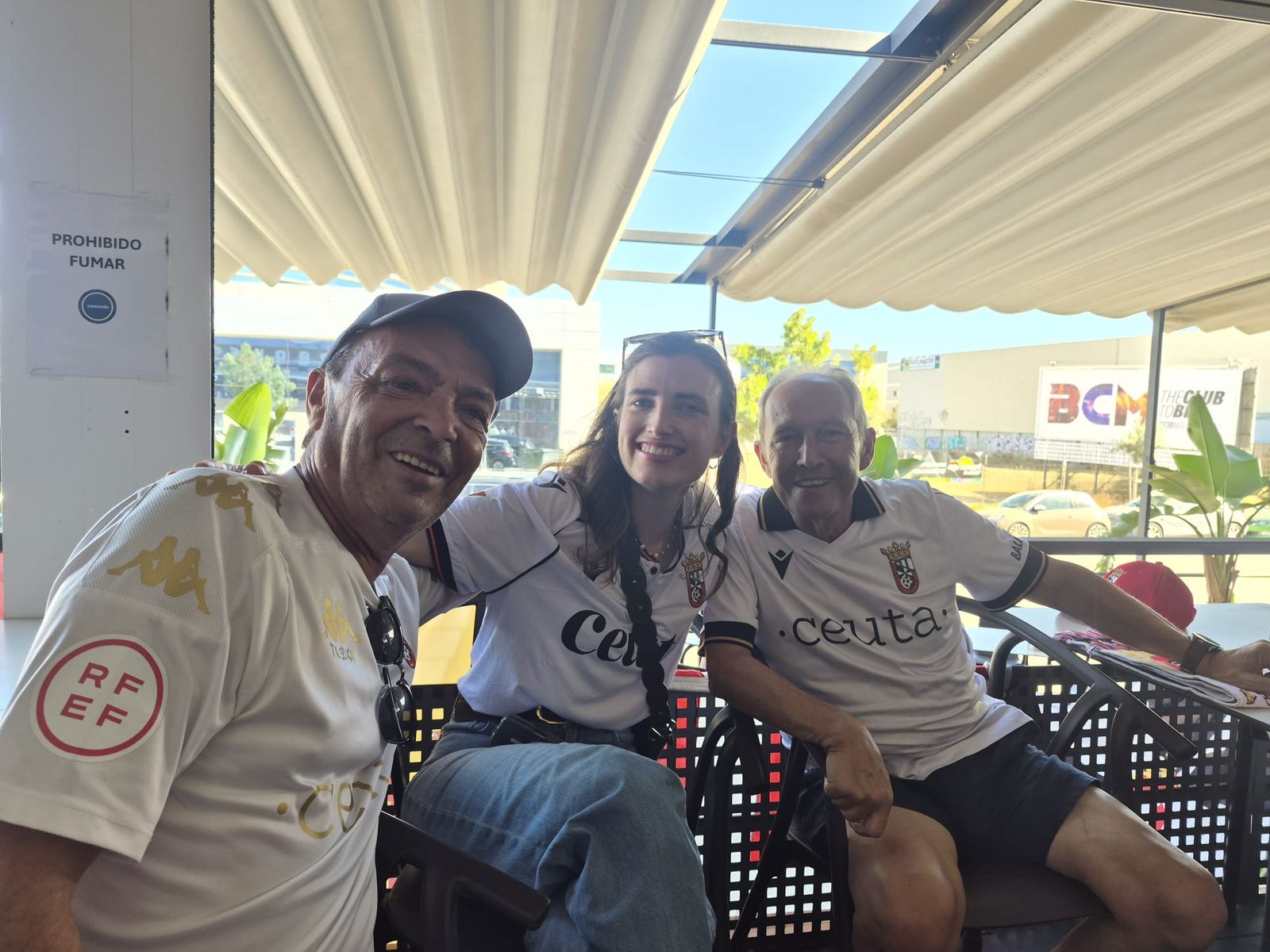 Gran  ambiente caballa antes de iniciar el encuentro ante el RCD Mallorca en el estadio Son Moix