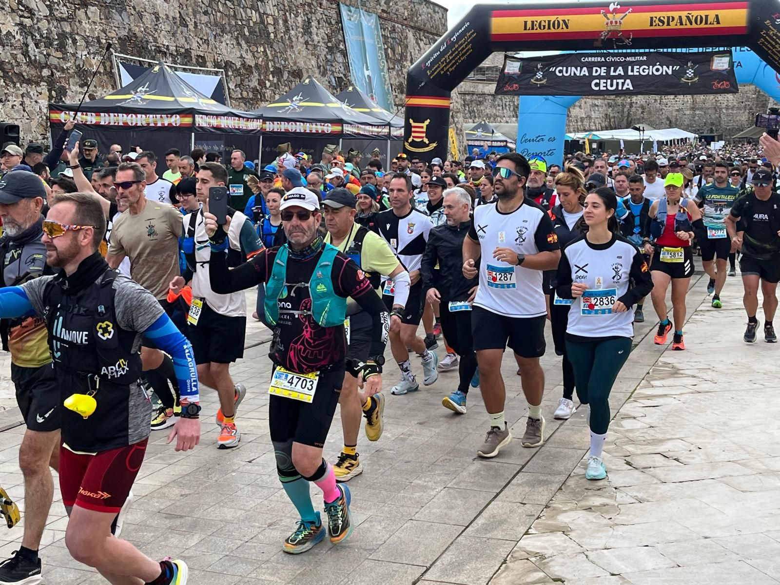 La previa y el inicio de la X Cuna de la Legión a través del objetivo de Reduan