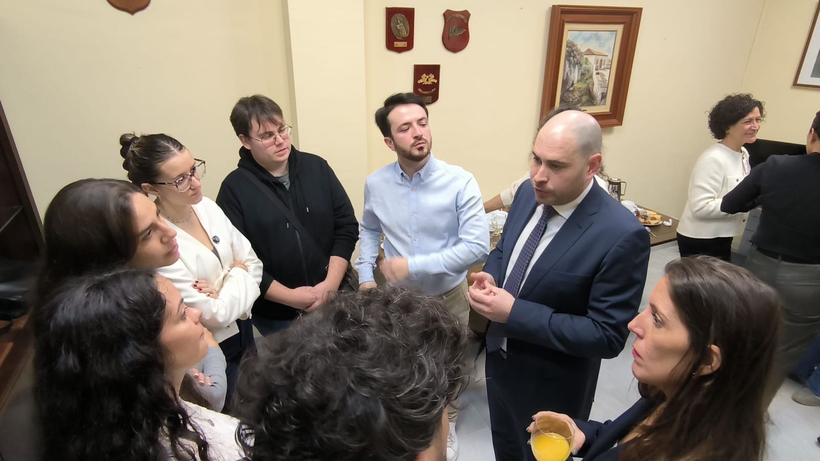 Pérez Triano mantuvo este miércoles un desayuno de trabajo con los medios de comunicación