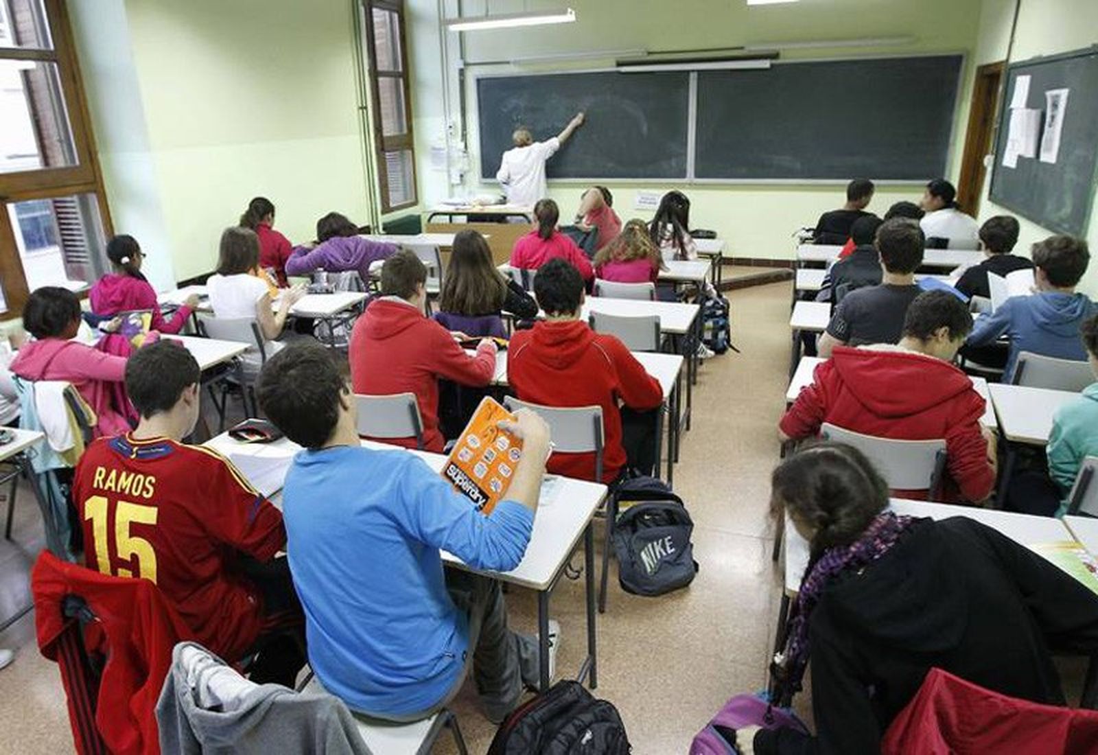 Imagen de archivo de una clase de Ceuta. / FOTO EL PUEBLO