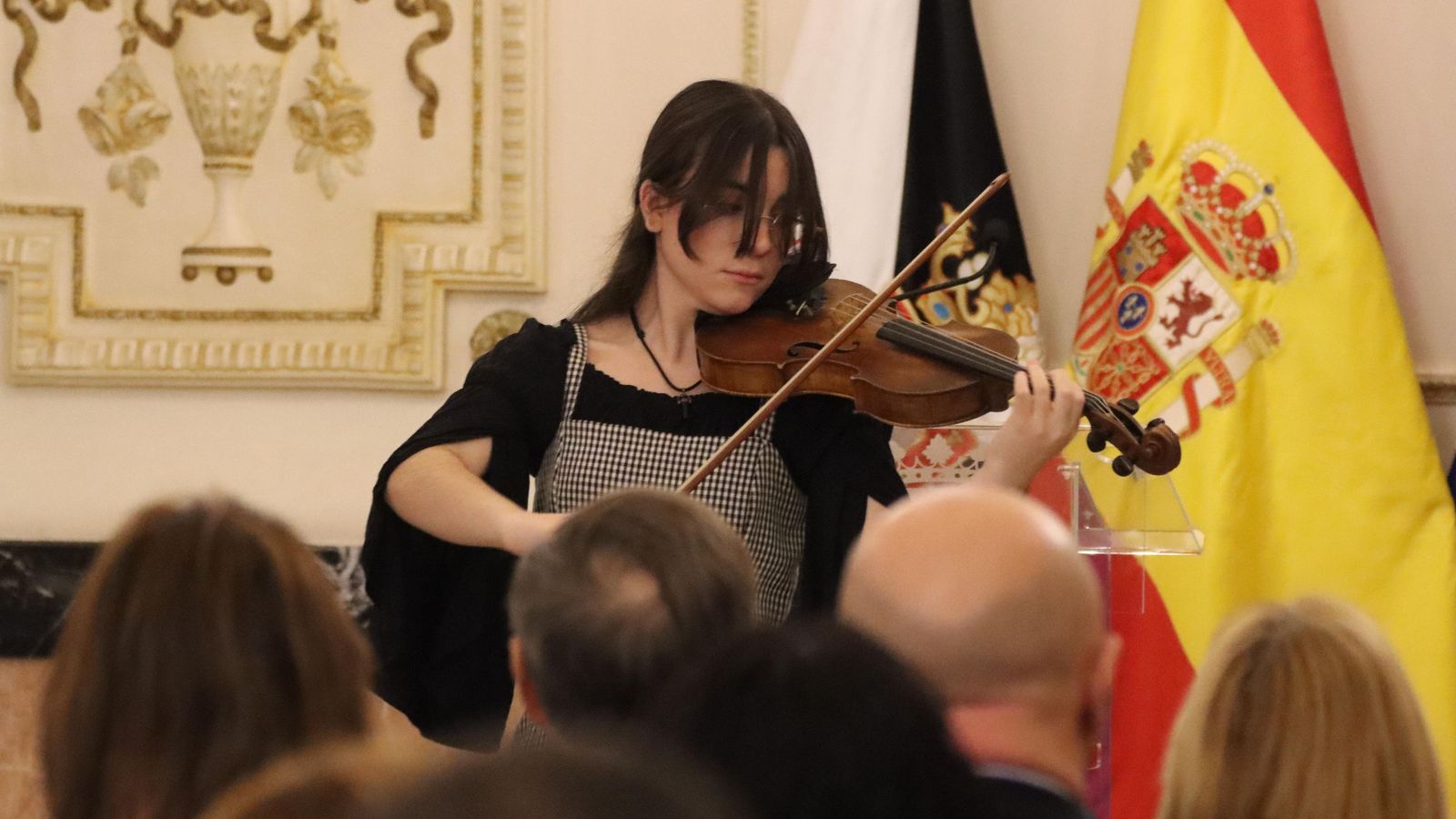 La nota musical la puso una alumna del Conservatorio de Música de Ceuta