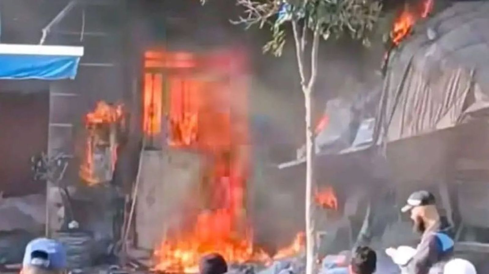 Imágenes del incendio