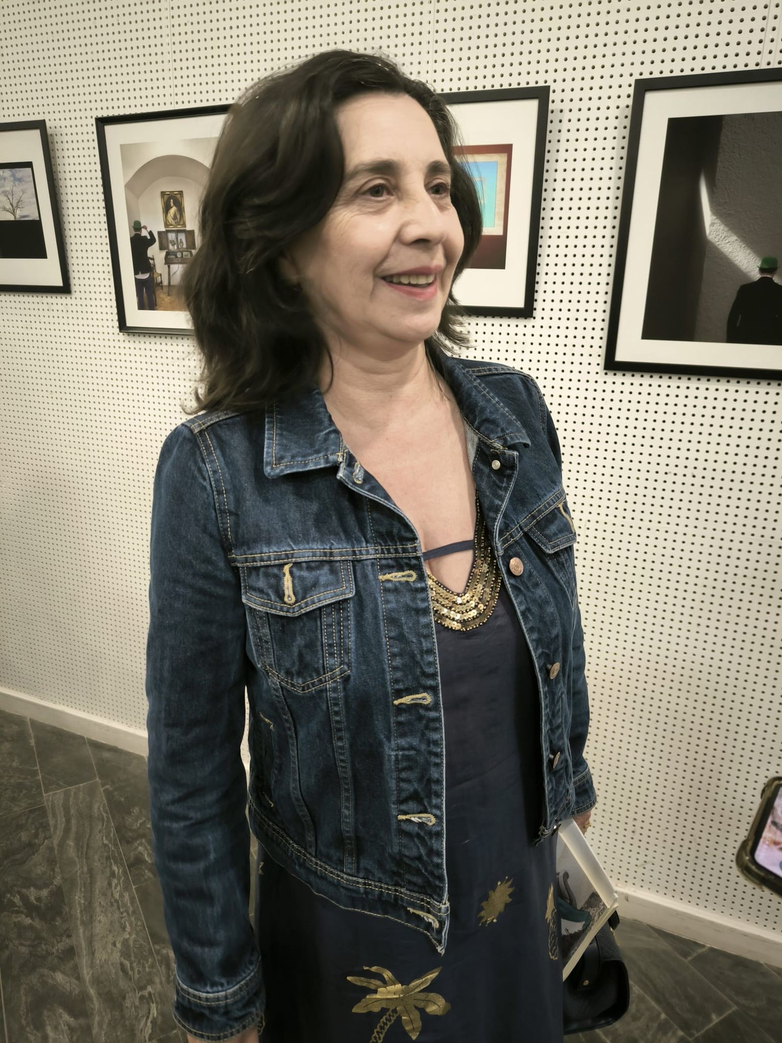 Maite Cuesta en la Biblioteca Pública Adolfo Suárez