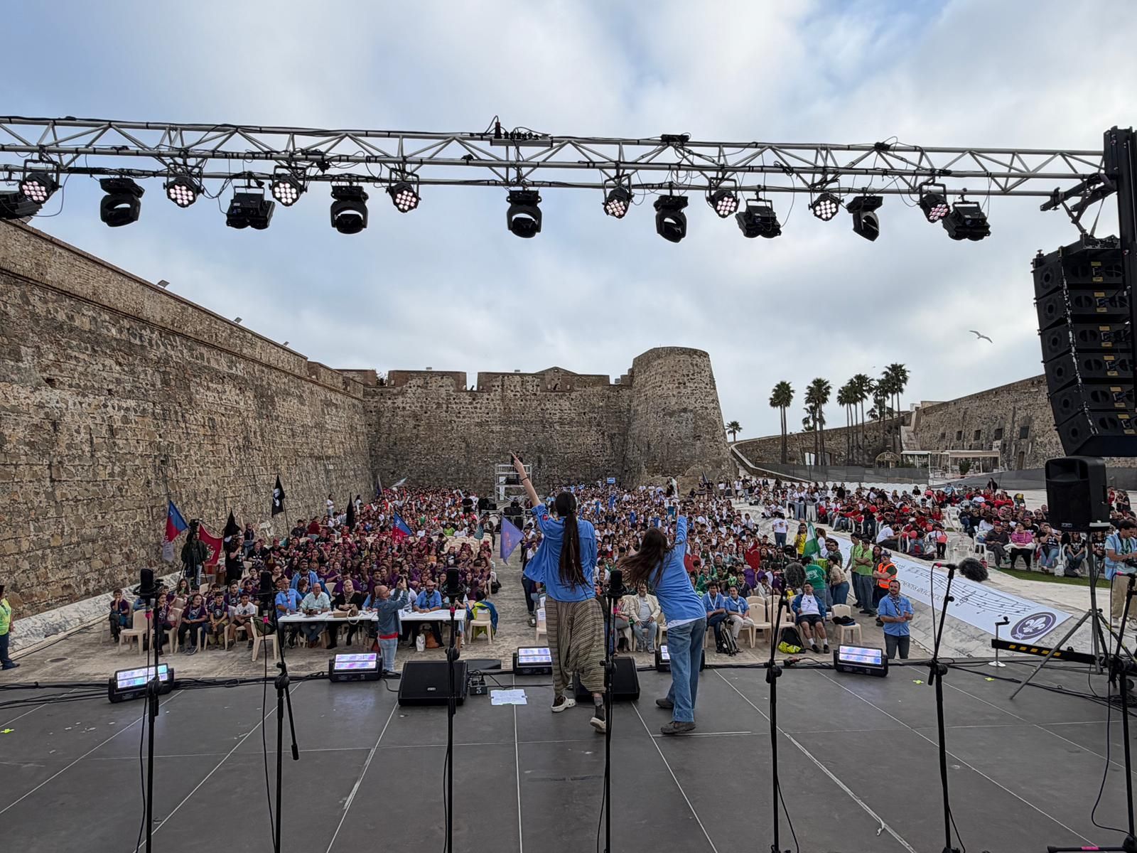 Ceuta brilla y deja el pabellón alto en el Festival Scout