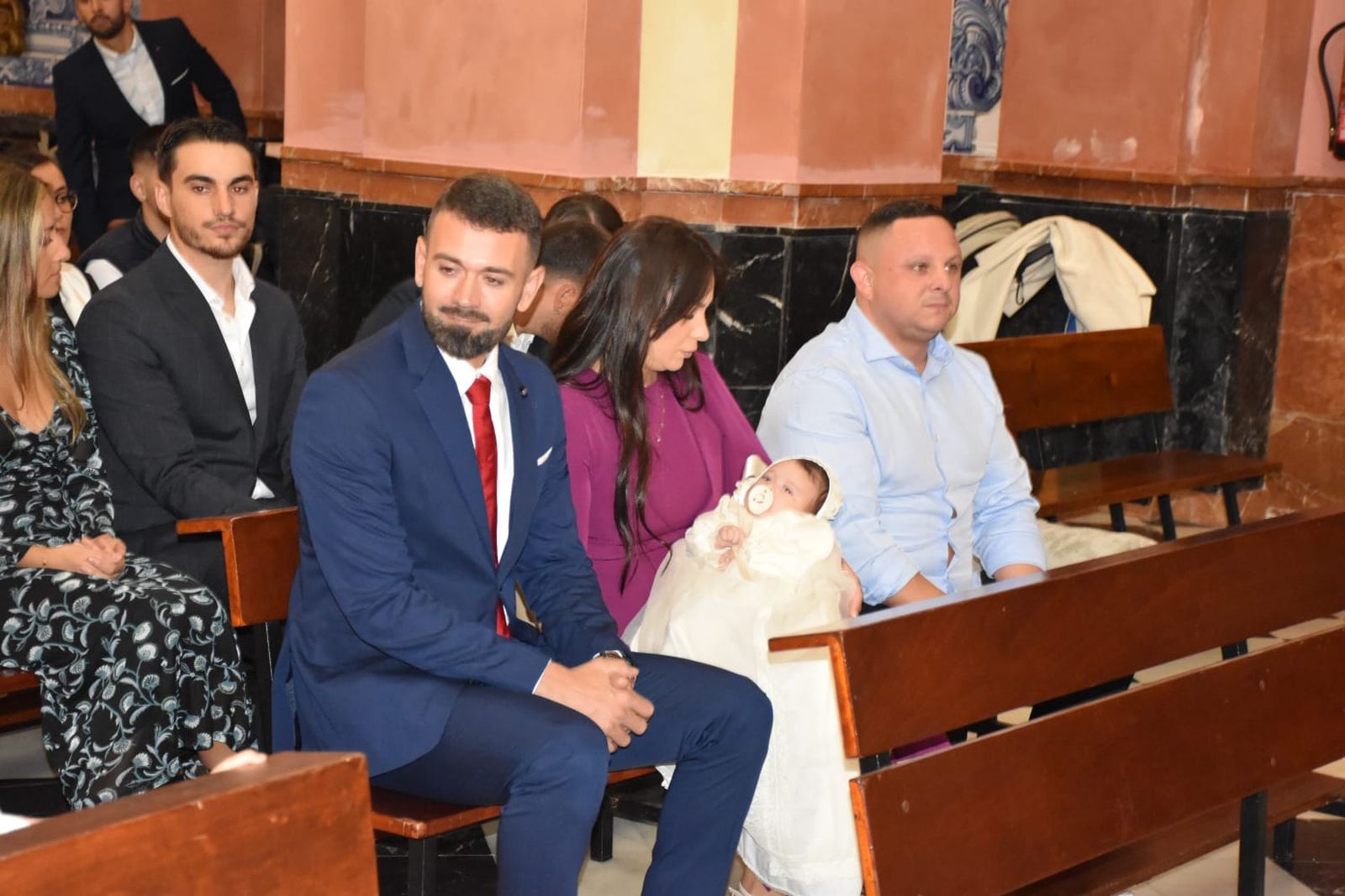 El bautizo de los hermanos Antonio y Jimena