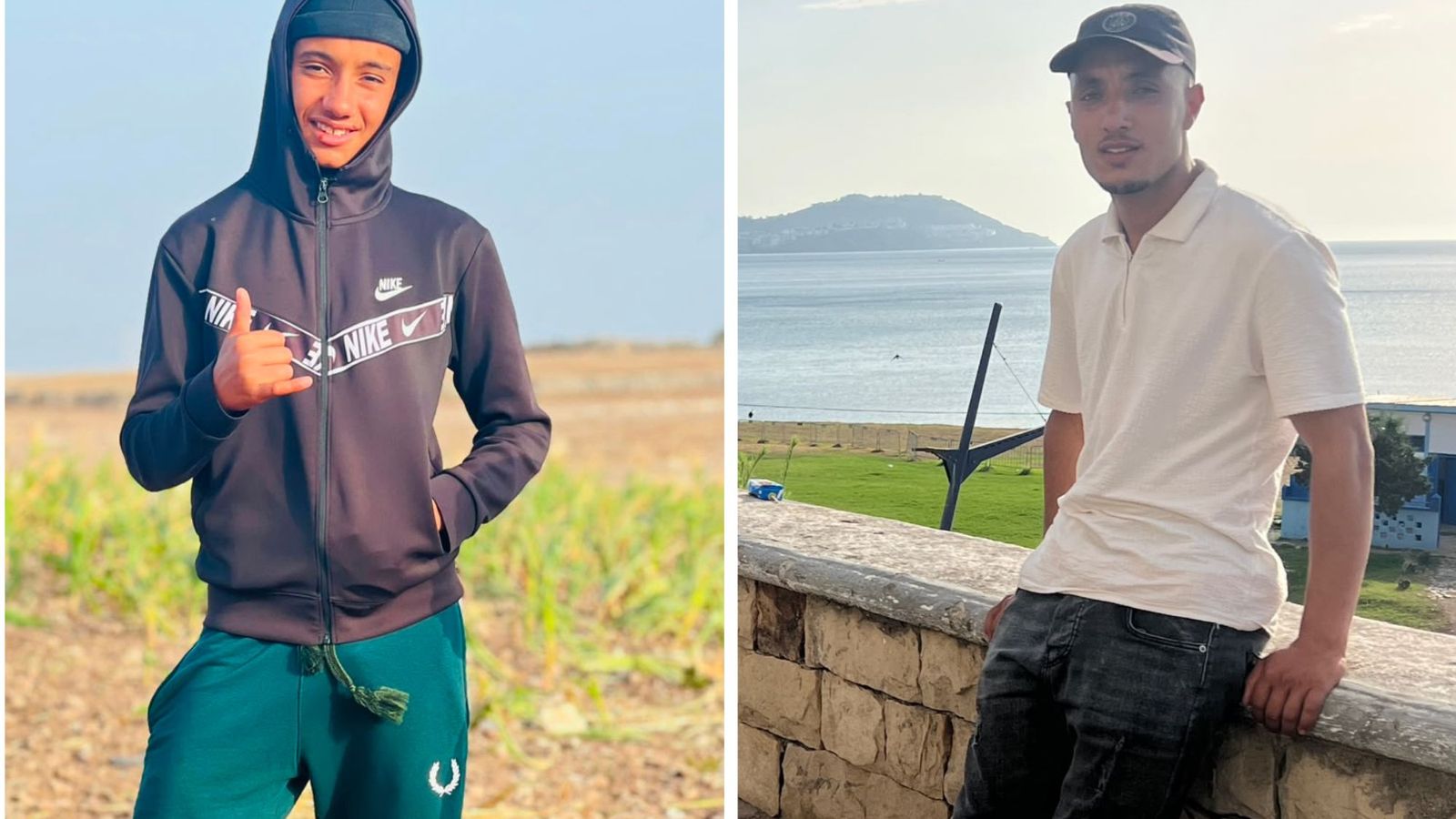 Los hermanos Saad y Moad El Ouarrad, desaparecidos desde el domingo.