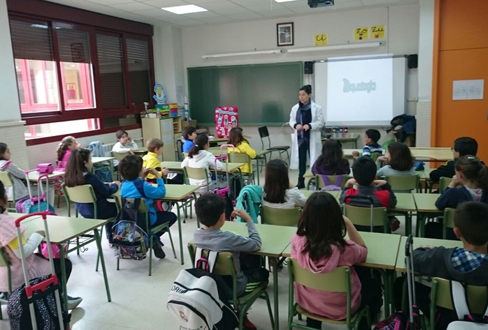 Clase en un centro escolar ceutí/FOTO EL PUEBLO