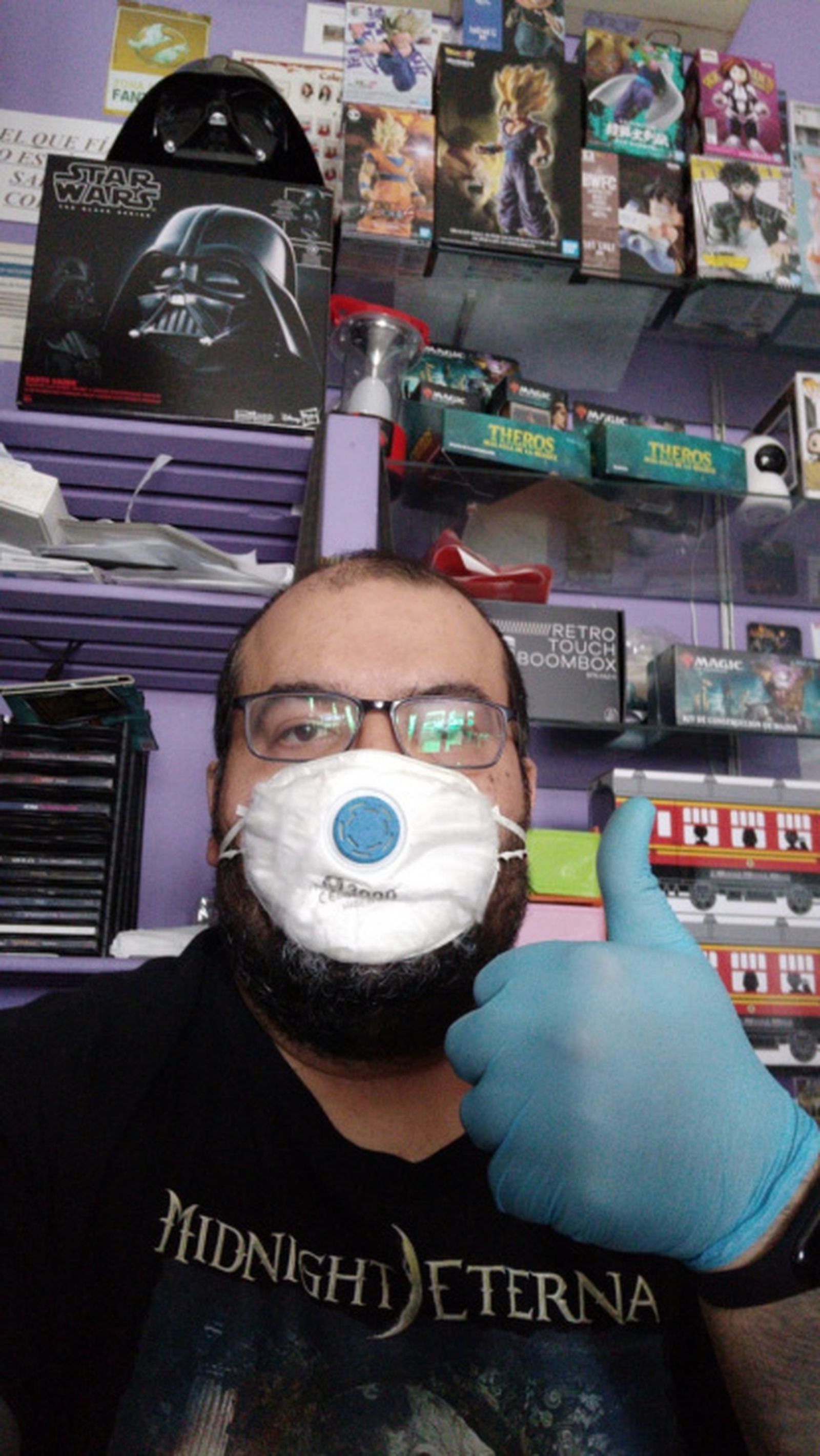 Viky, en su establecimiento.