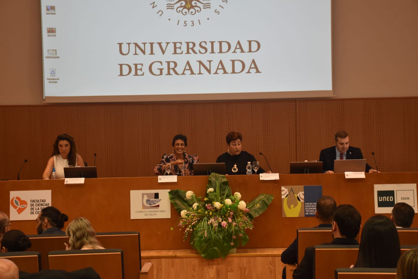 Graduación en el Campus de los posgrados de la Universidad de Granada en Ceuta