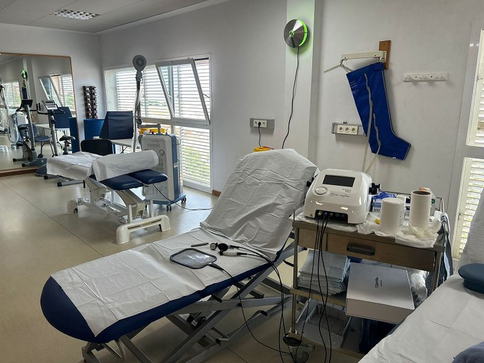 Unidad de Fisioterapia del Centro de Salud de Otero. / FOTO CEDIDA