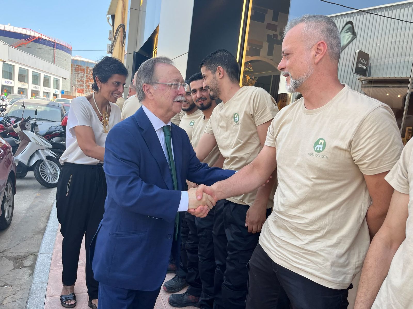 La ciudad da la bienvenida a la ampliación de MuecoCeuta en un acto de gran pompa