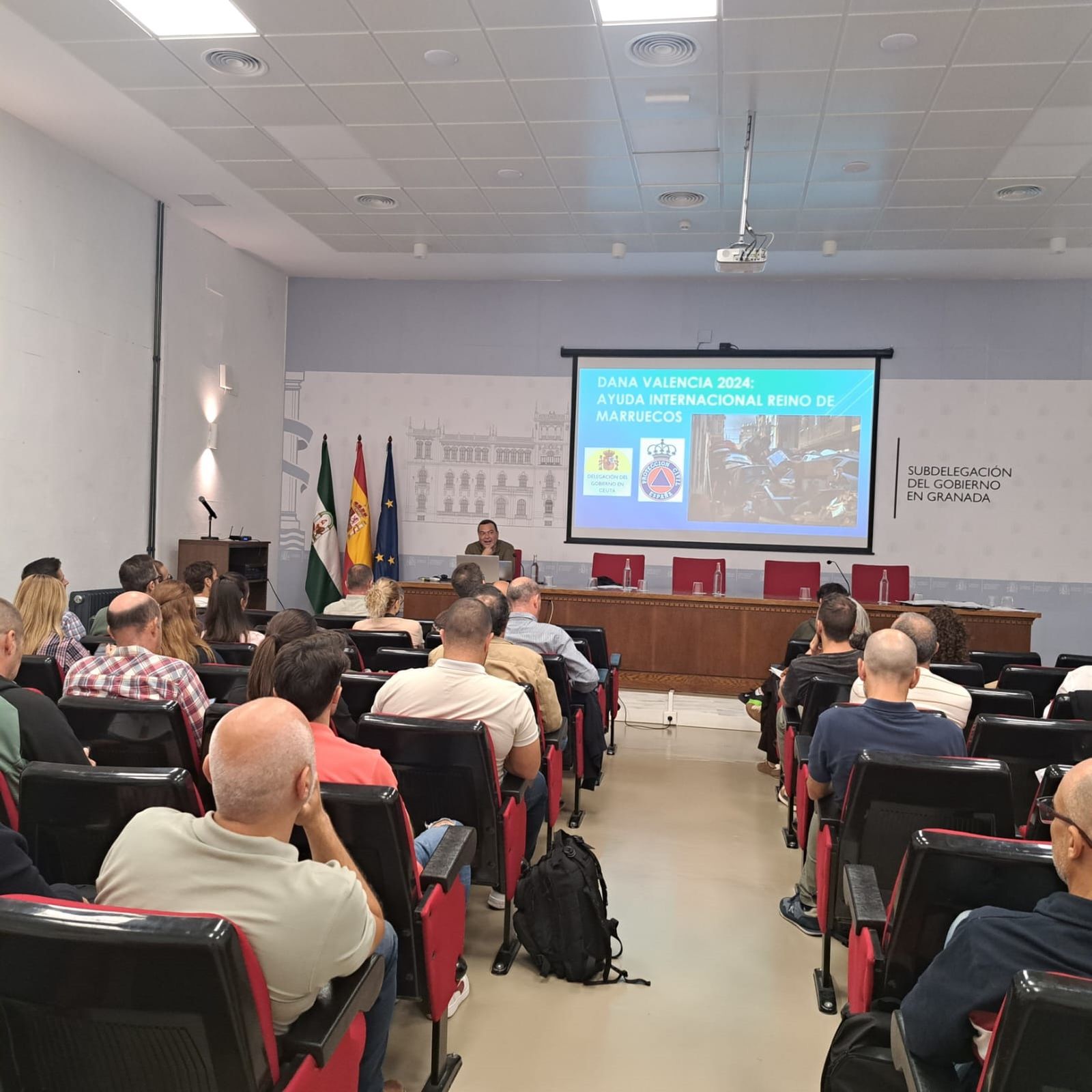Gozalo Sanz, jefe de Gabinete de la Delegación del Gobierno en Ceuta, destaca la coordinación internacional frente a las inundaciones Gozalo Sanz, jefe de Gabinete de la Delegación del Gobierno en Ceuta, destaca la coordinación internacional frente a las inundaciones