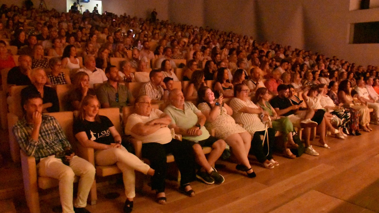 LSMS durante su espectáculo 'de tal palo' en el Auditorio del Revellín