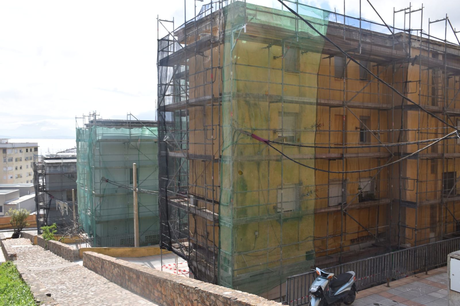 Las obras en las fachadas del Príncipe Felipe estarán acabadas en dos años