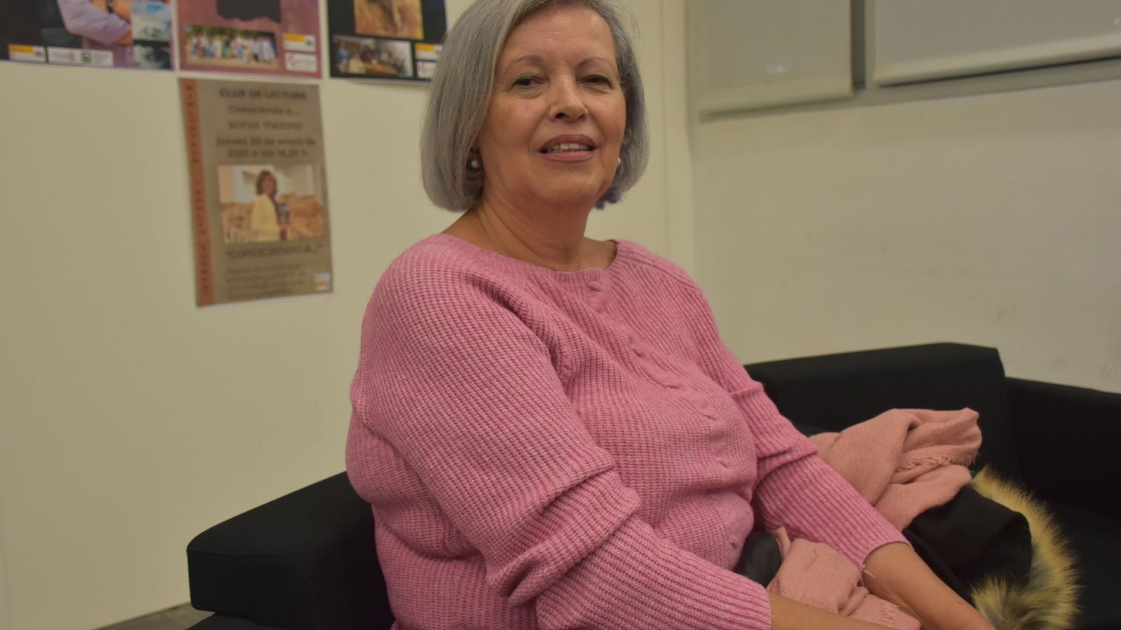 Loli Morales, miembro del club de lectura