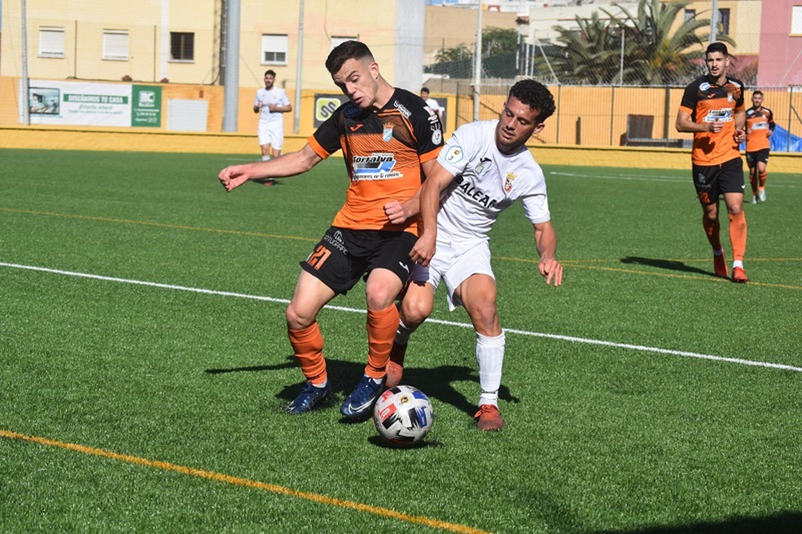 David León, durante un partido de esta temporada.