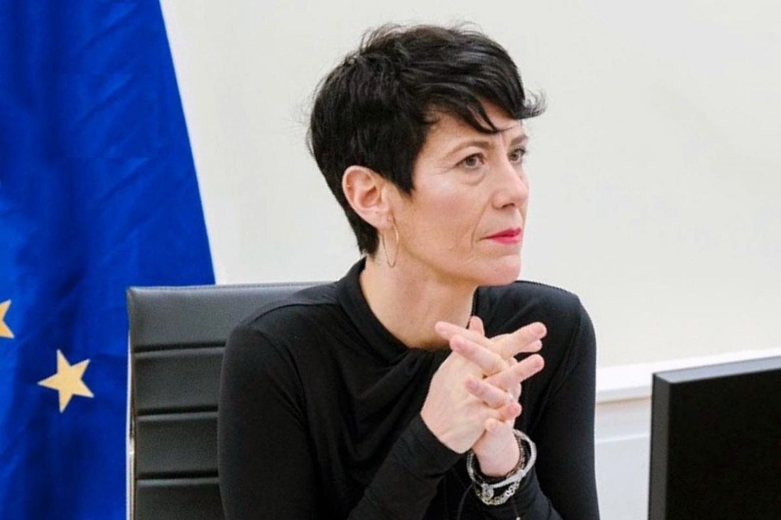 La ministra de Inclusión, Seguridad Social y Migraciones, Elma Saiz, en una foto de archivo.