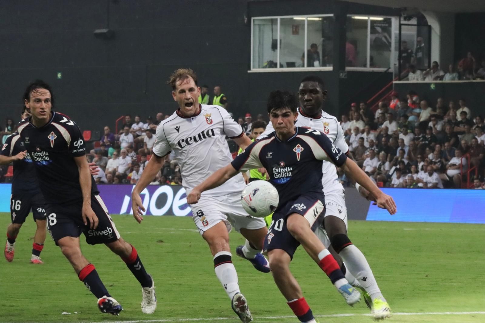 El partido  AD Ceuta-Celta Fortuna en imágenes