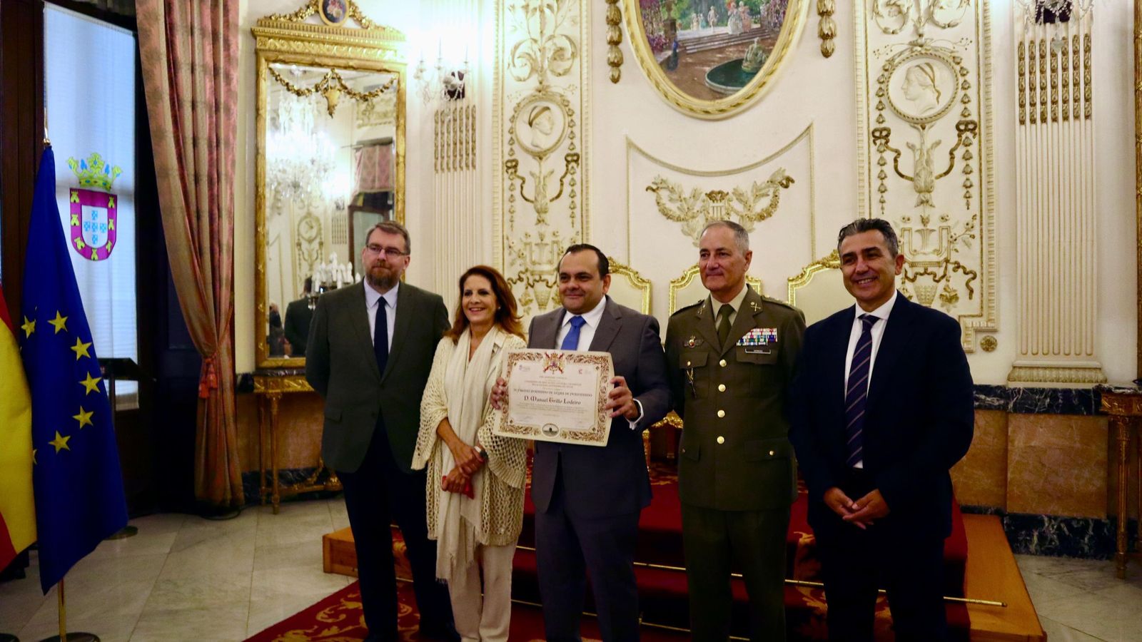 El galardonado destacó que “la concesión de este Premio Fernando de Leyba de Periodismo, en su cuarta edición, significa para mí un reconocimiento al esfuerzo por redescubrir el legado español en Norteamérica"