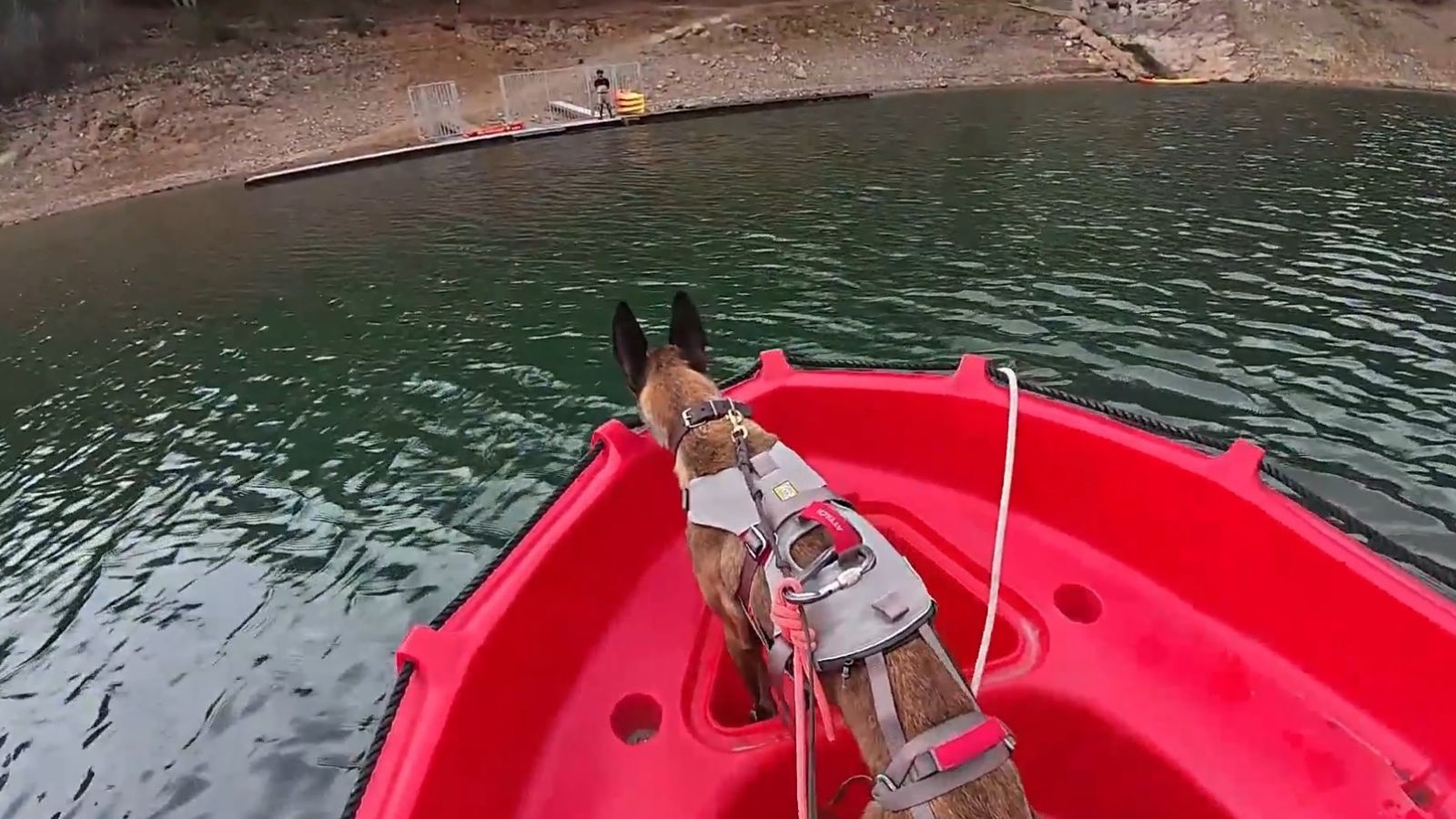 Trabajos de la unidad en El Renegado